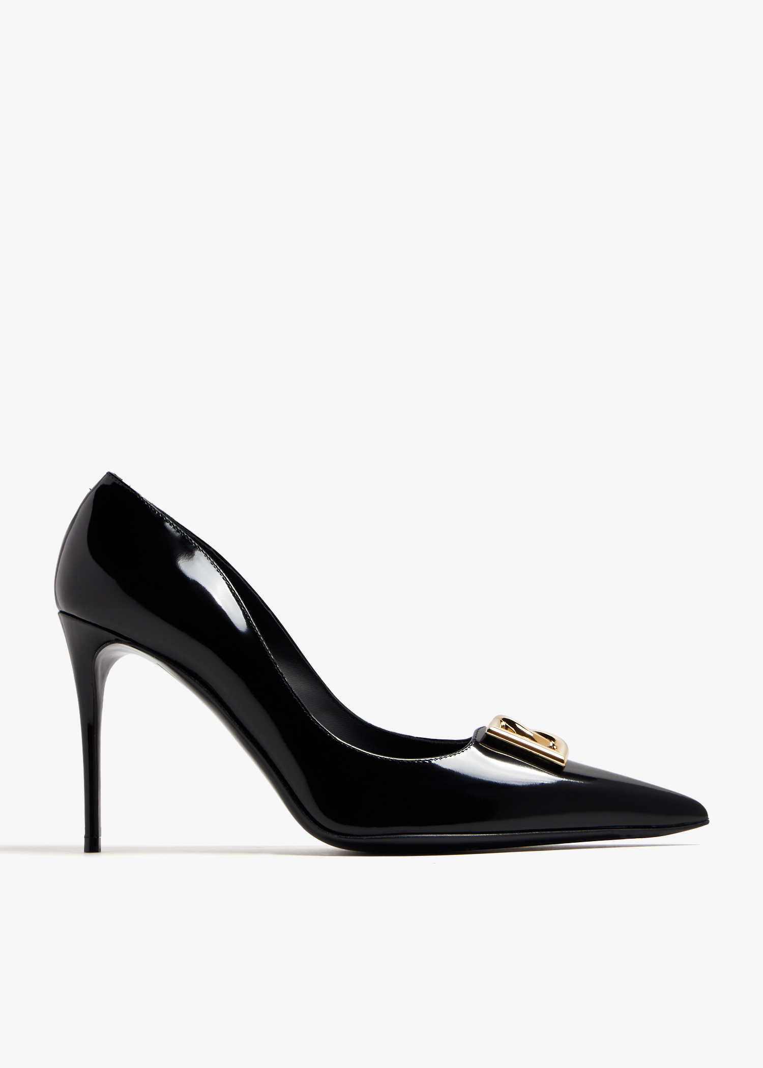 

Calfskin leather pumps, Black