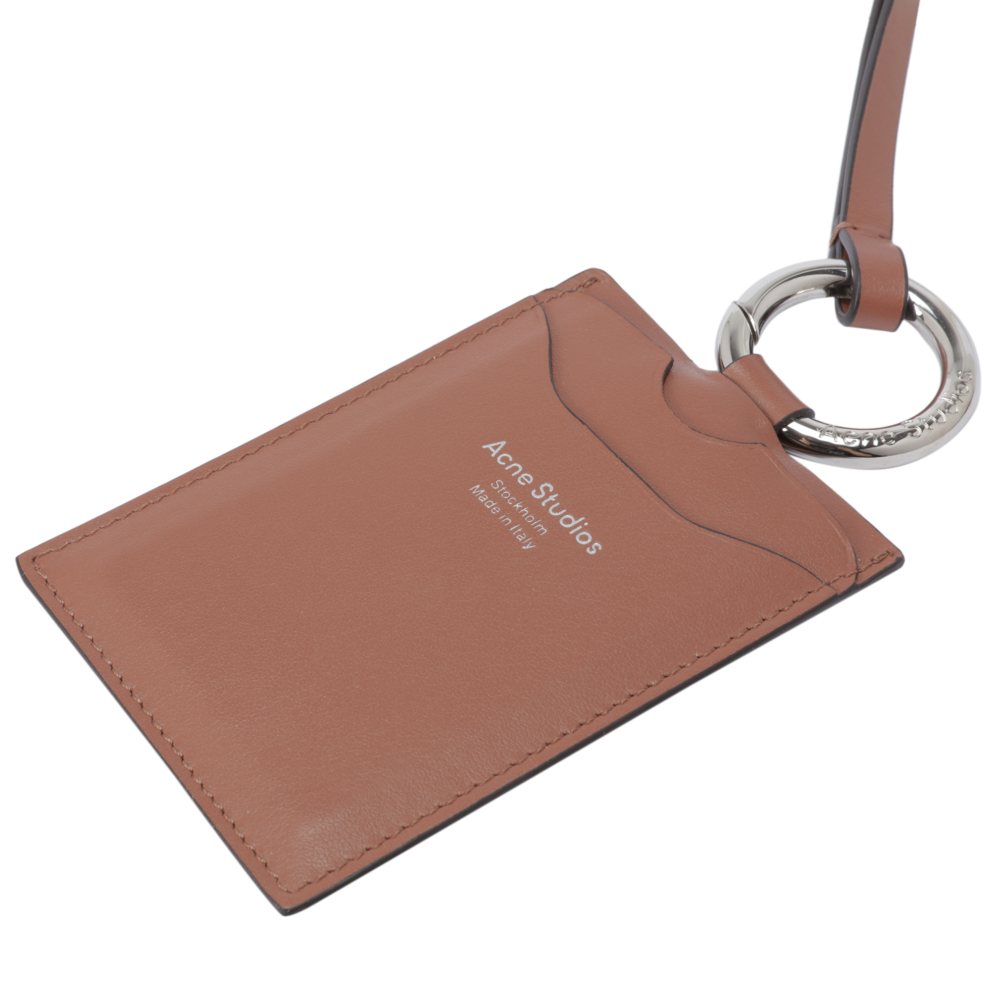 

Lanyard keychain cardholder, Brown