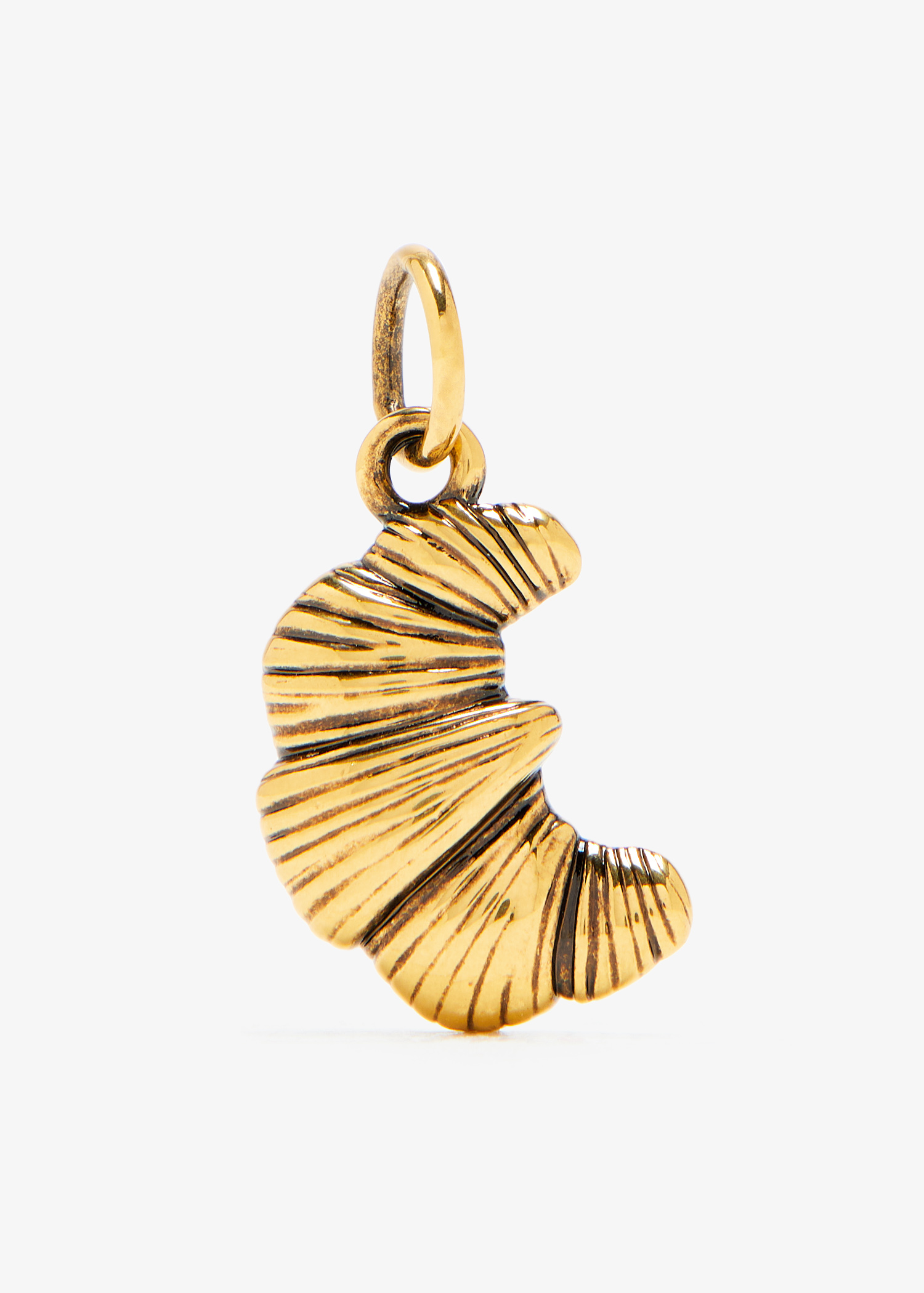 

Alphabet Croissant charm, Gold
