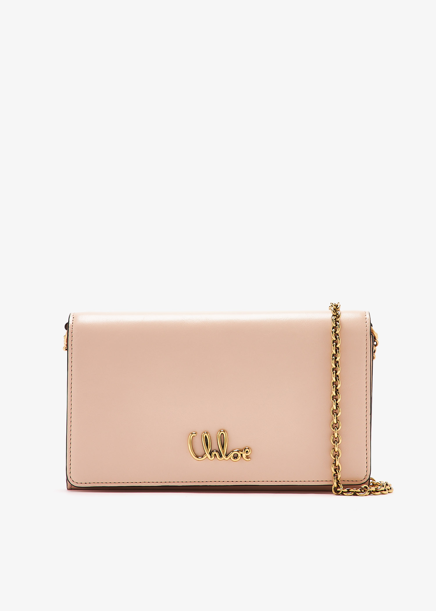 

Chloé Iconic flap chain wallet, Pink