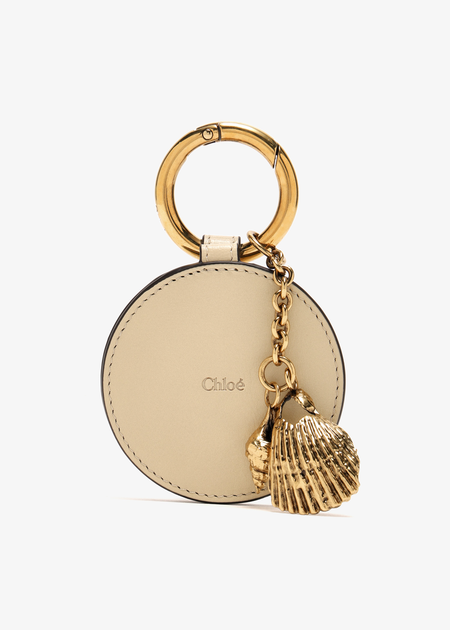 

Shell mirror keying, Beige