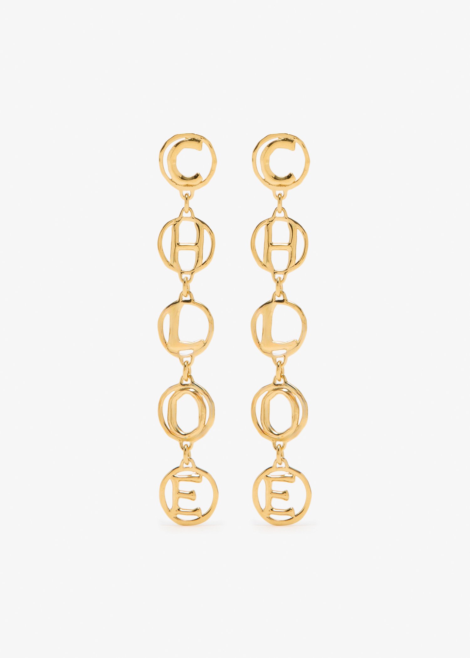 

The Script earrings, Gold