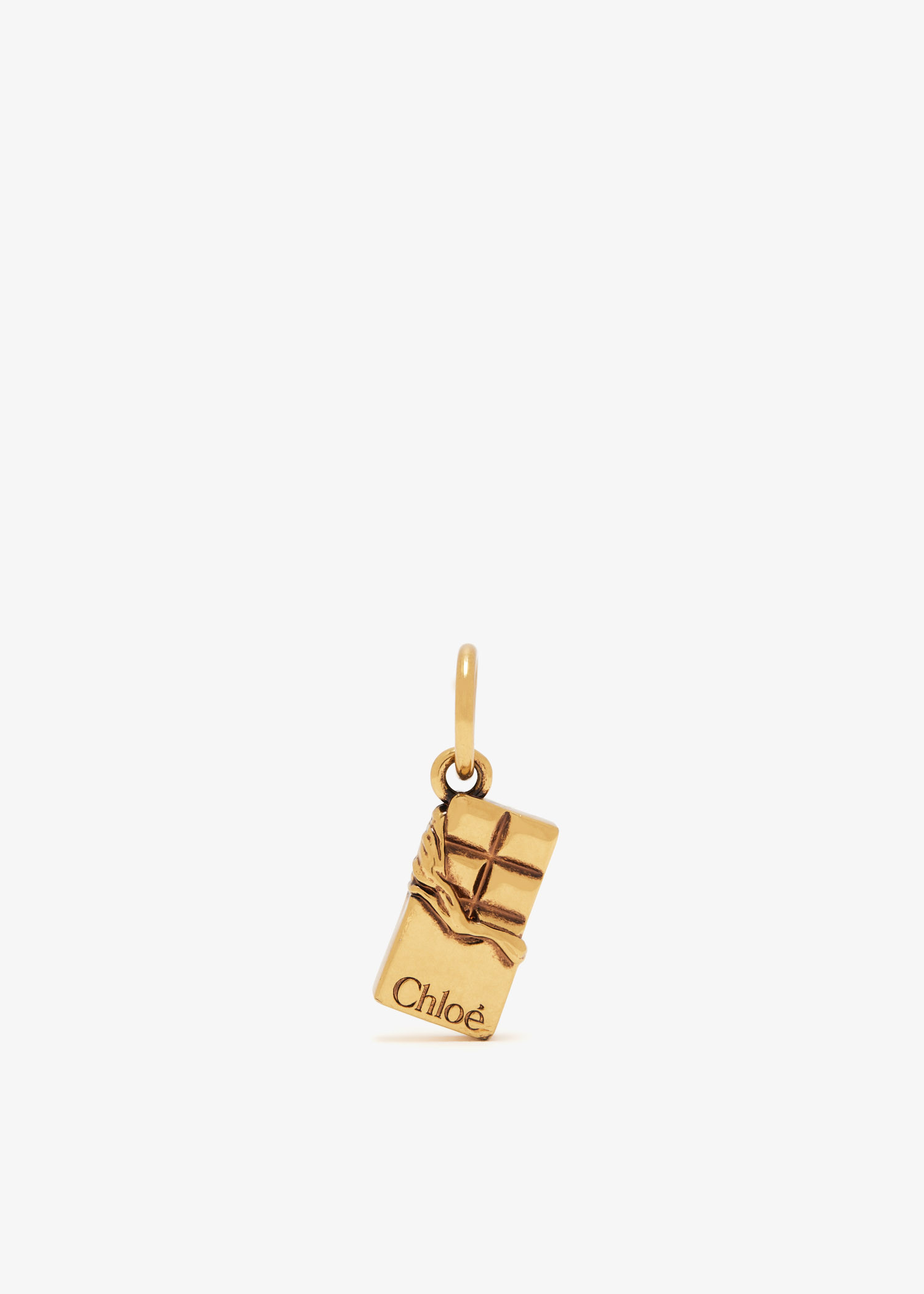 

Chocolate bar charm, Gold