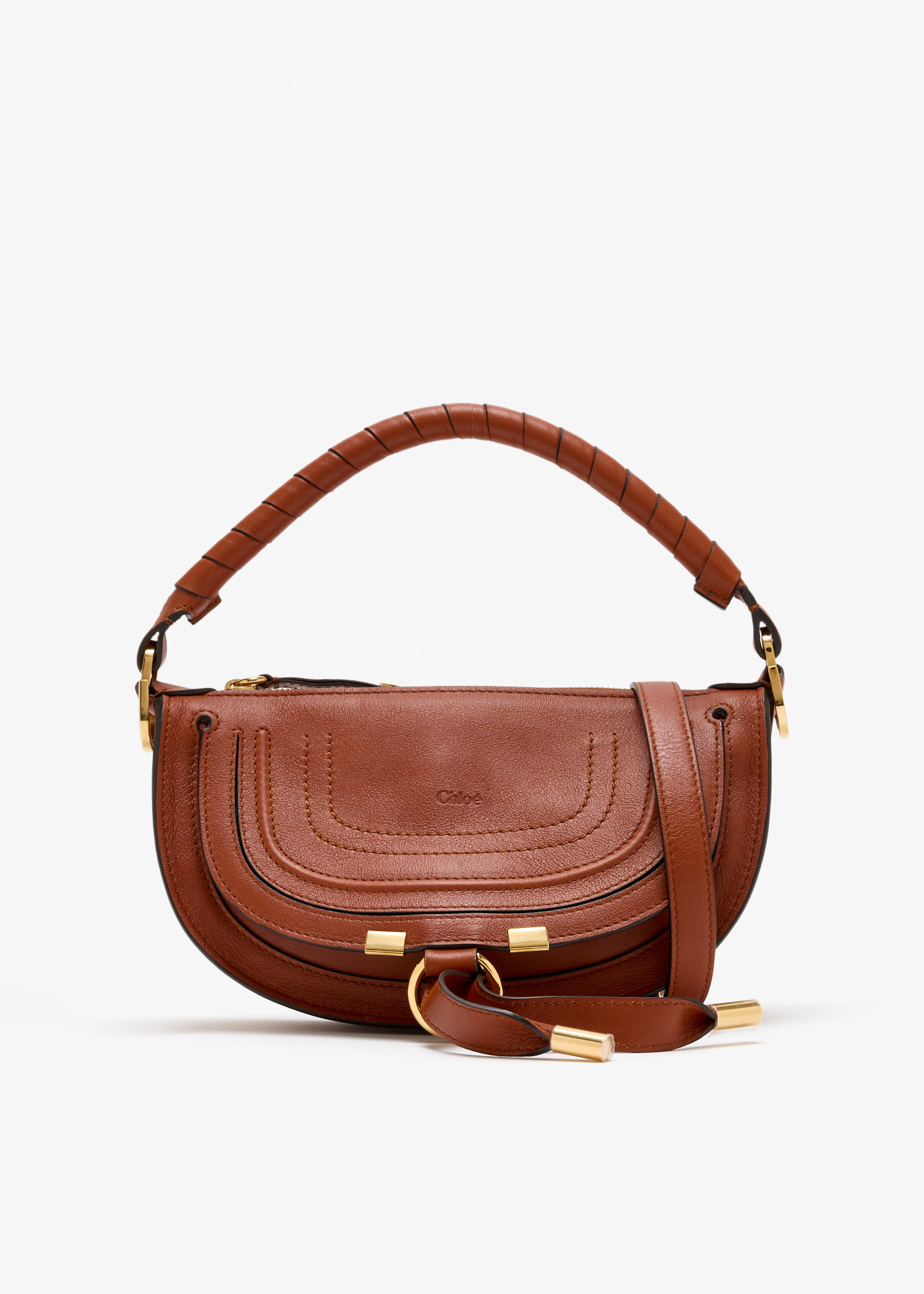 

Mini Marcie shoulder bag, Brown