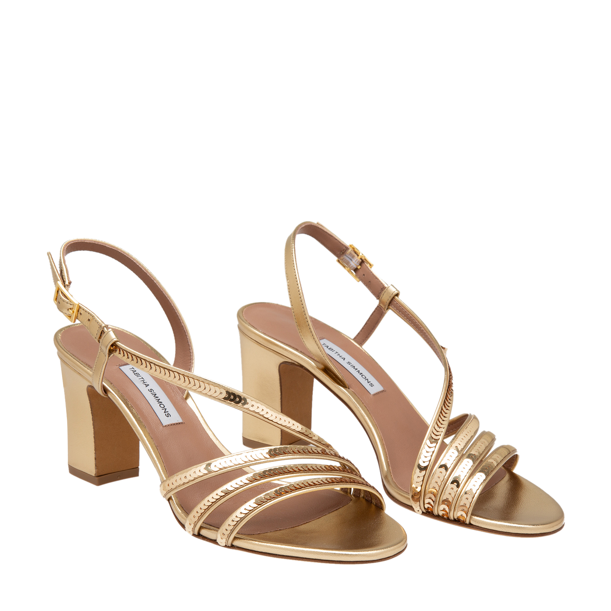 

Charlie sandals, Gold