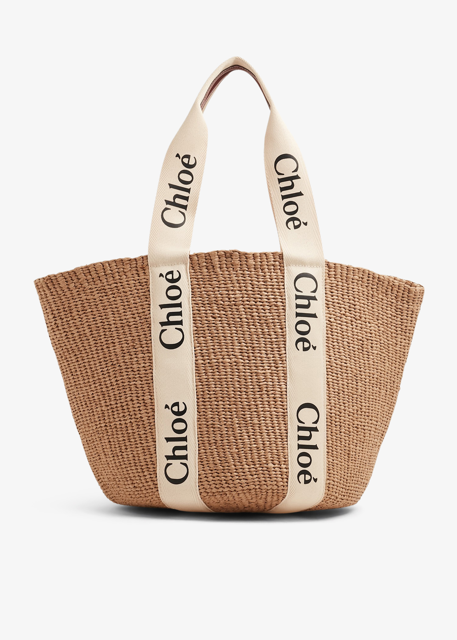 

Woody large basket bag, Beige