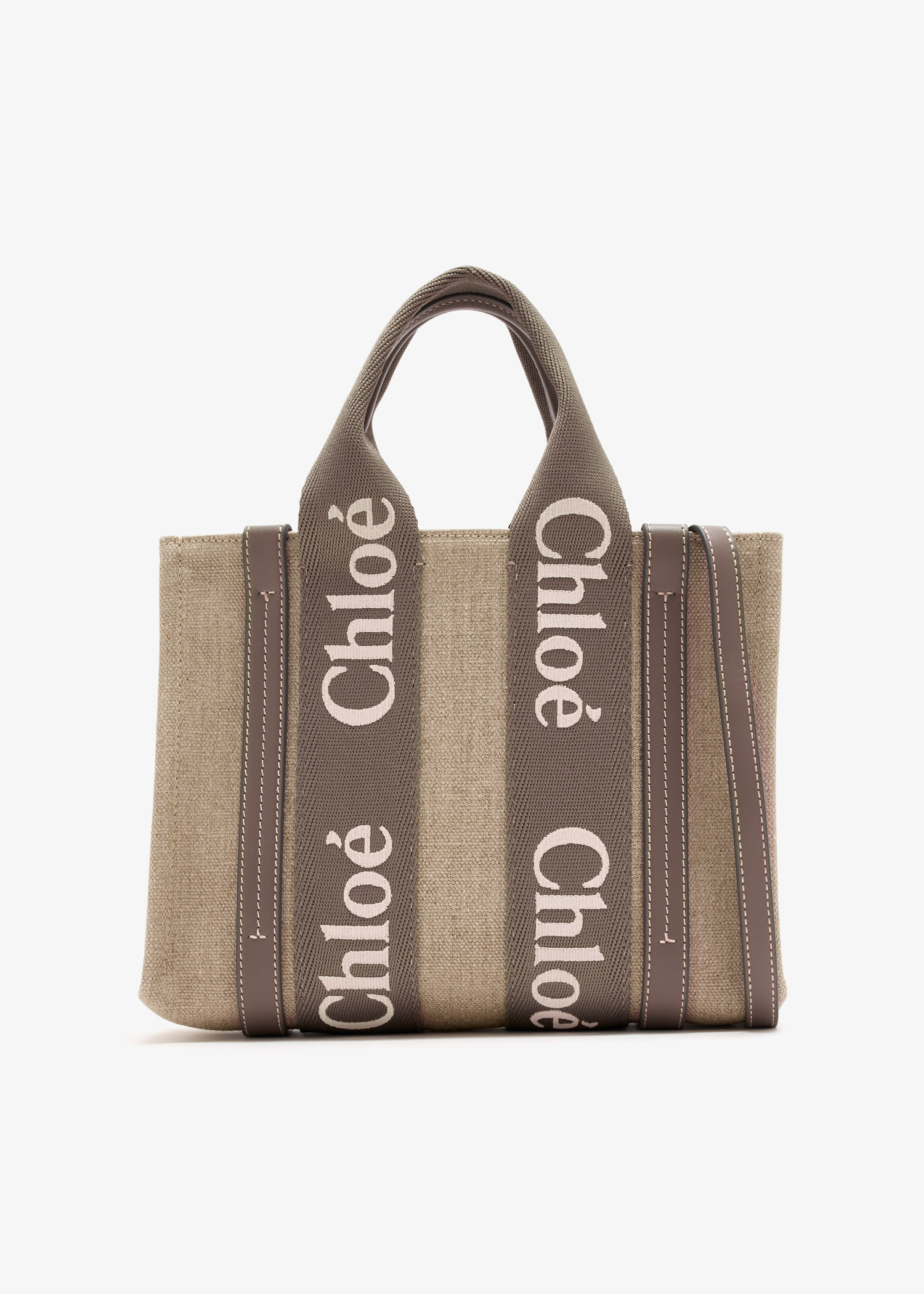 

Woody small tote bag, Beige