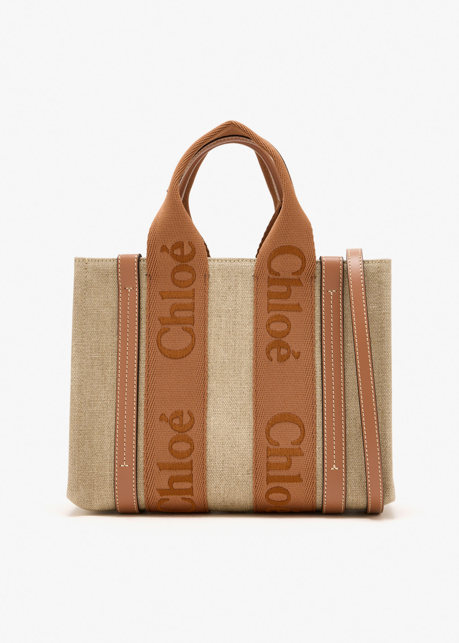 

Woody small tote bag, Beige