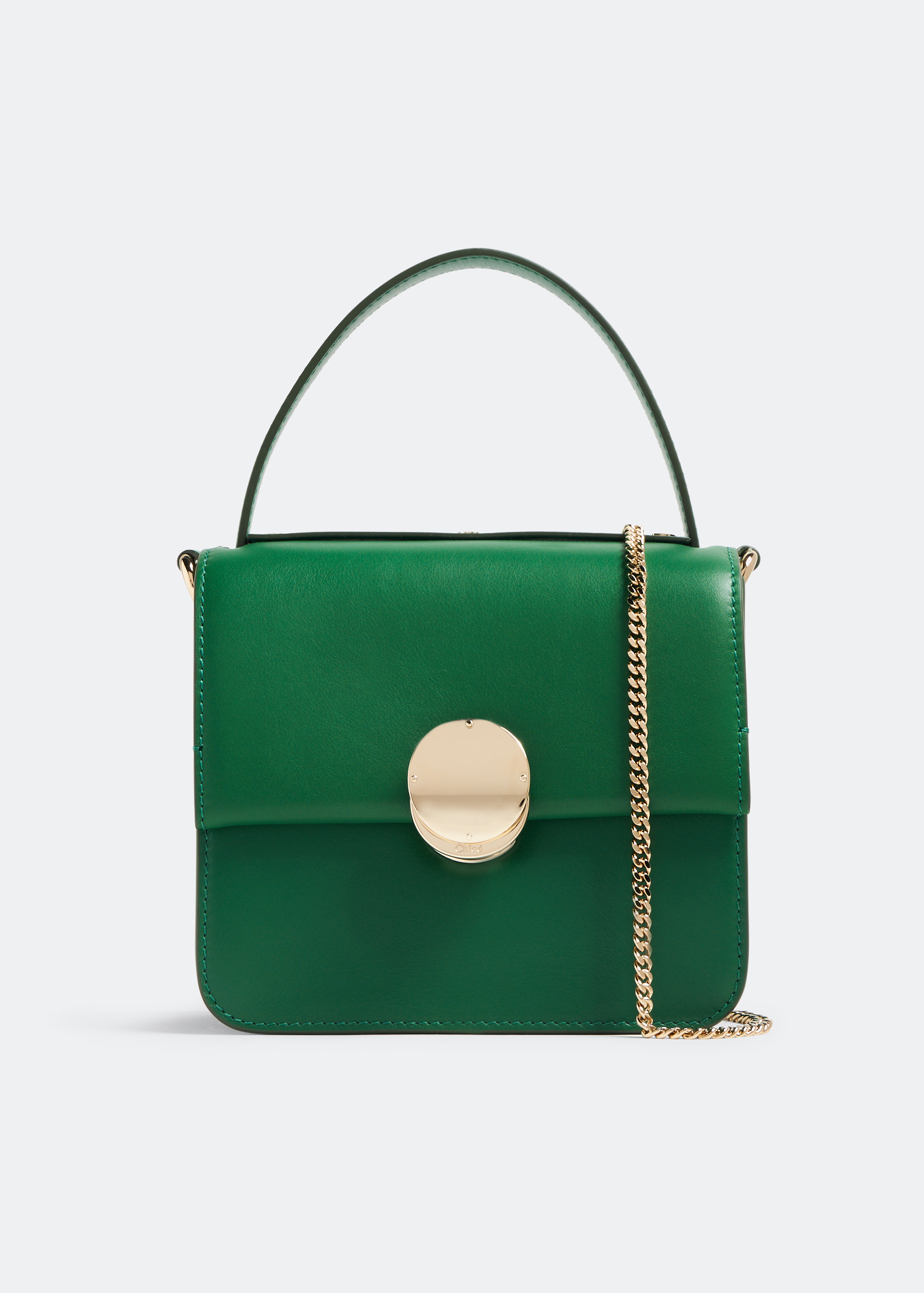 

Penelope small top handle bag, Green