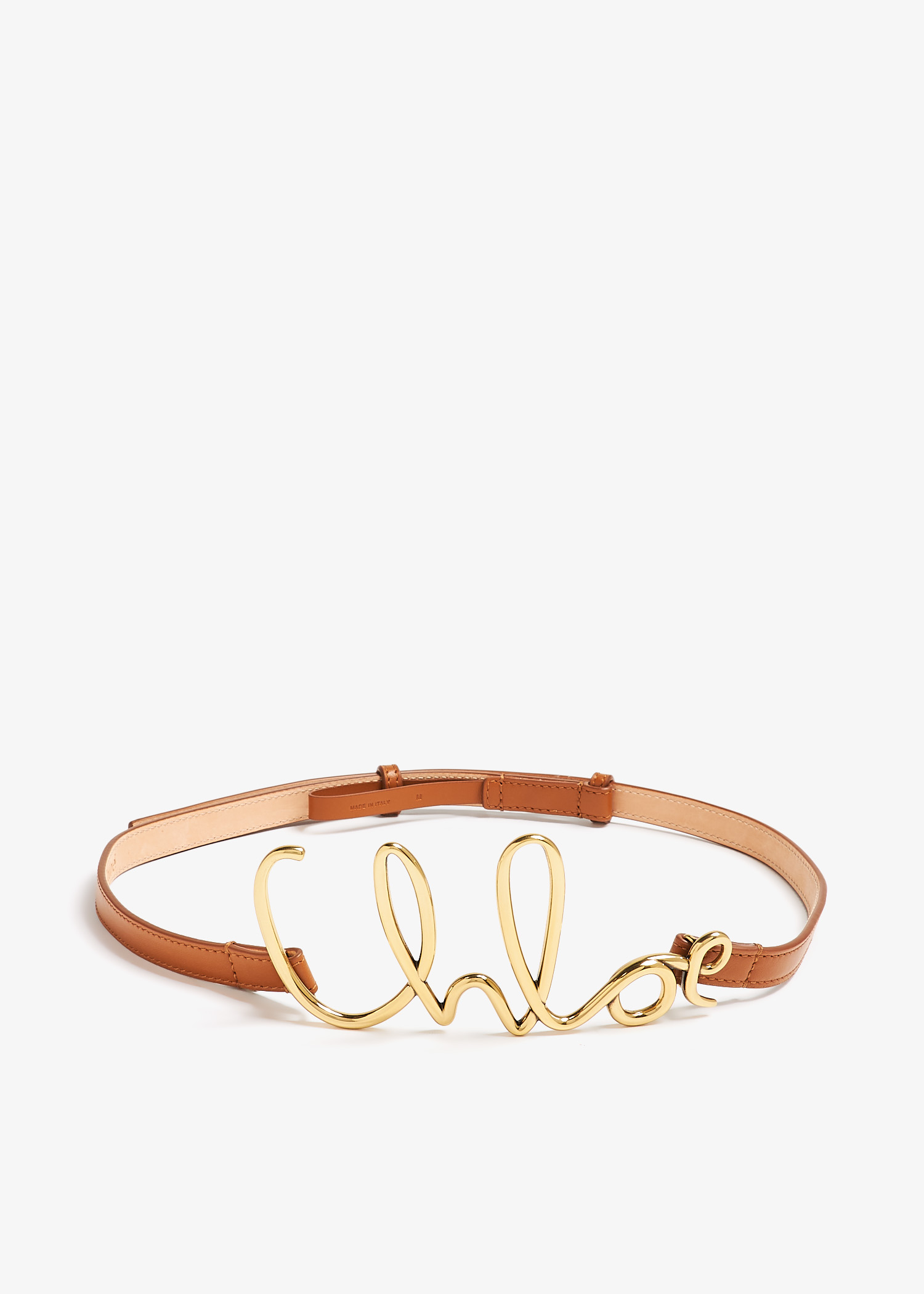 

The Chloé Iconic small belt, Brown