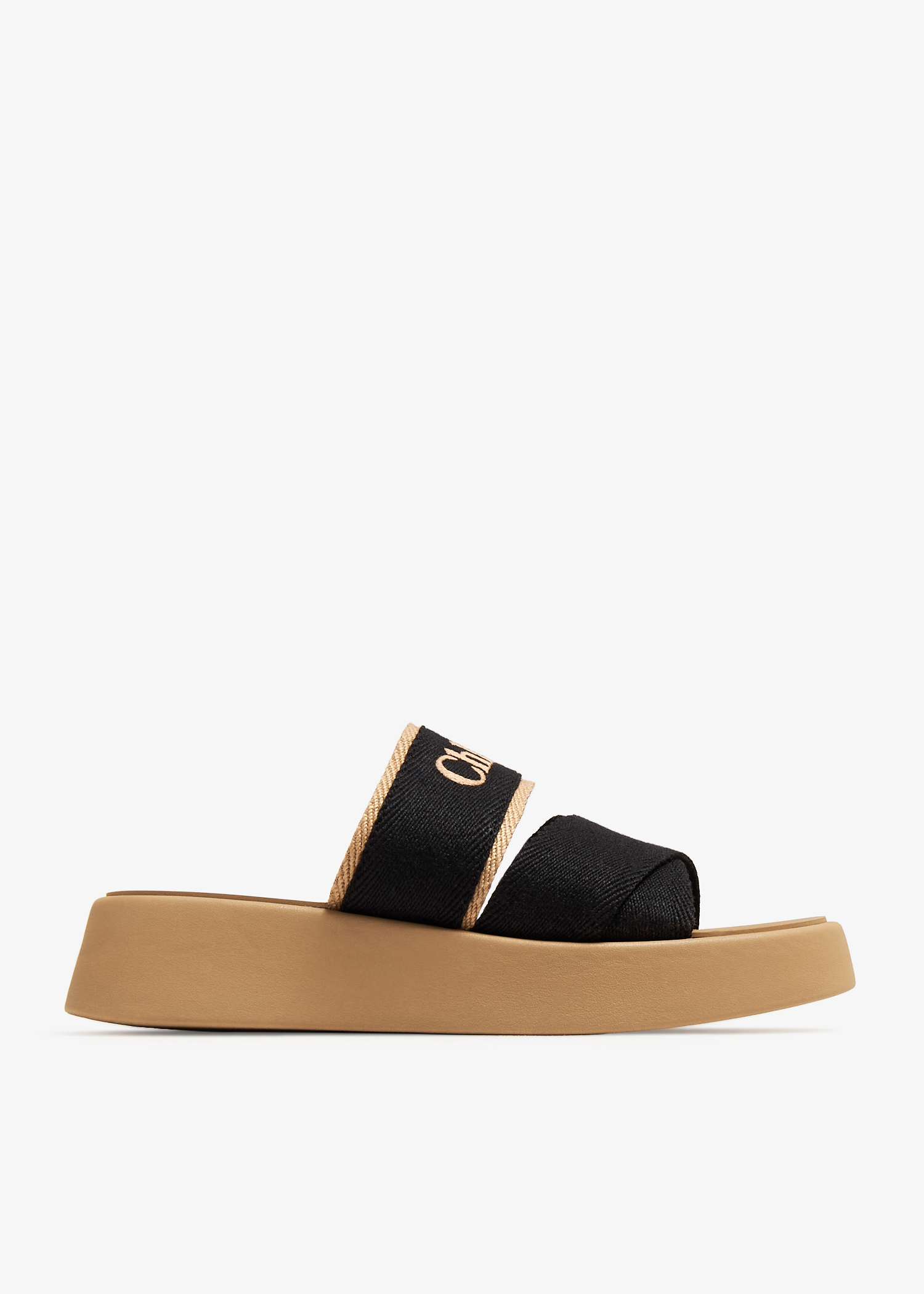 

Mila slide sandals, Black