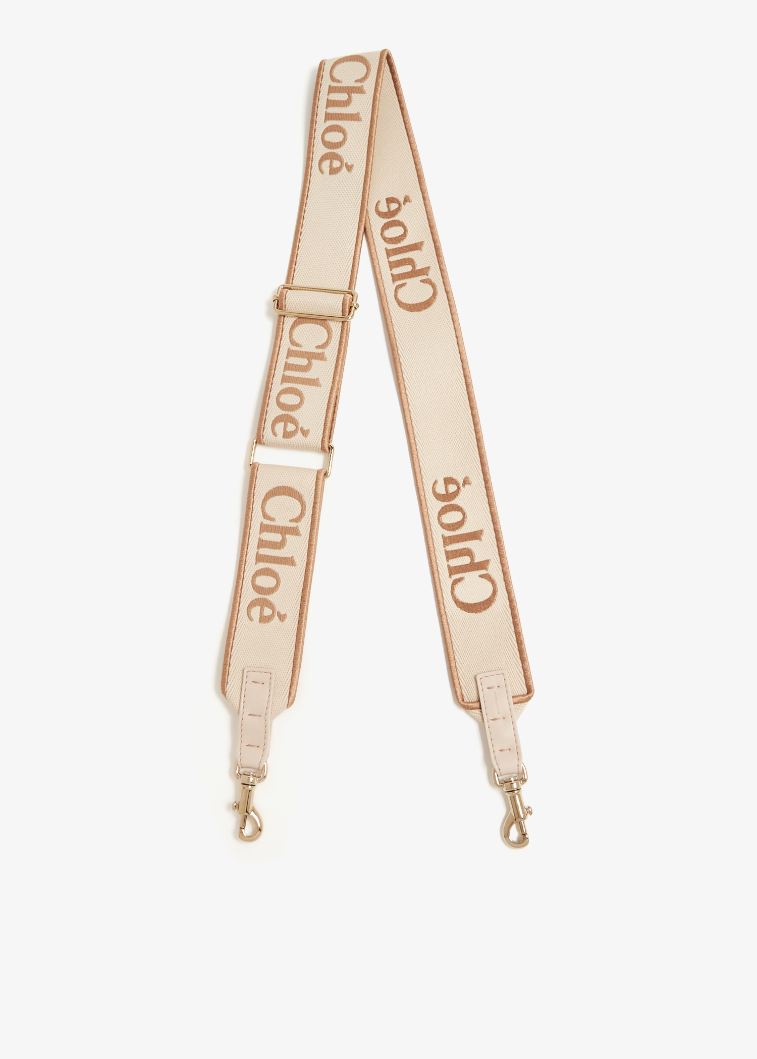 

Logo adjustable strap, Beige