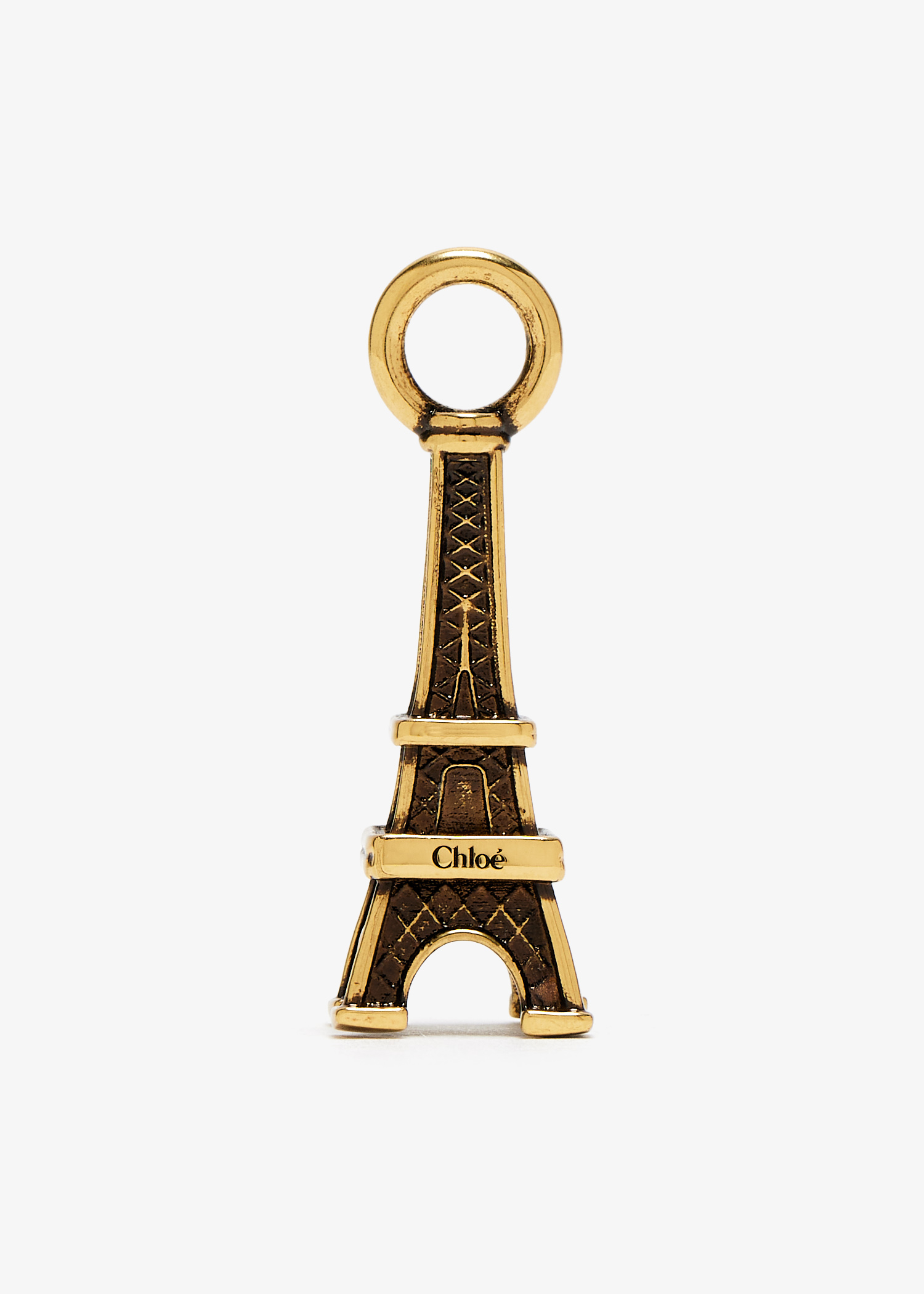 

Alphabet Eiffel Tower charm, Gold