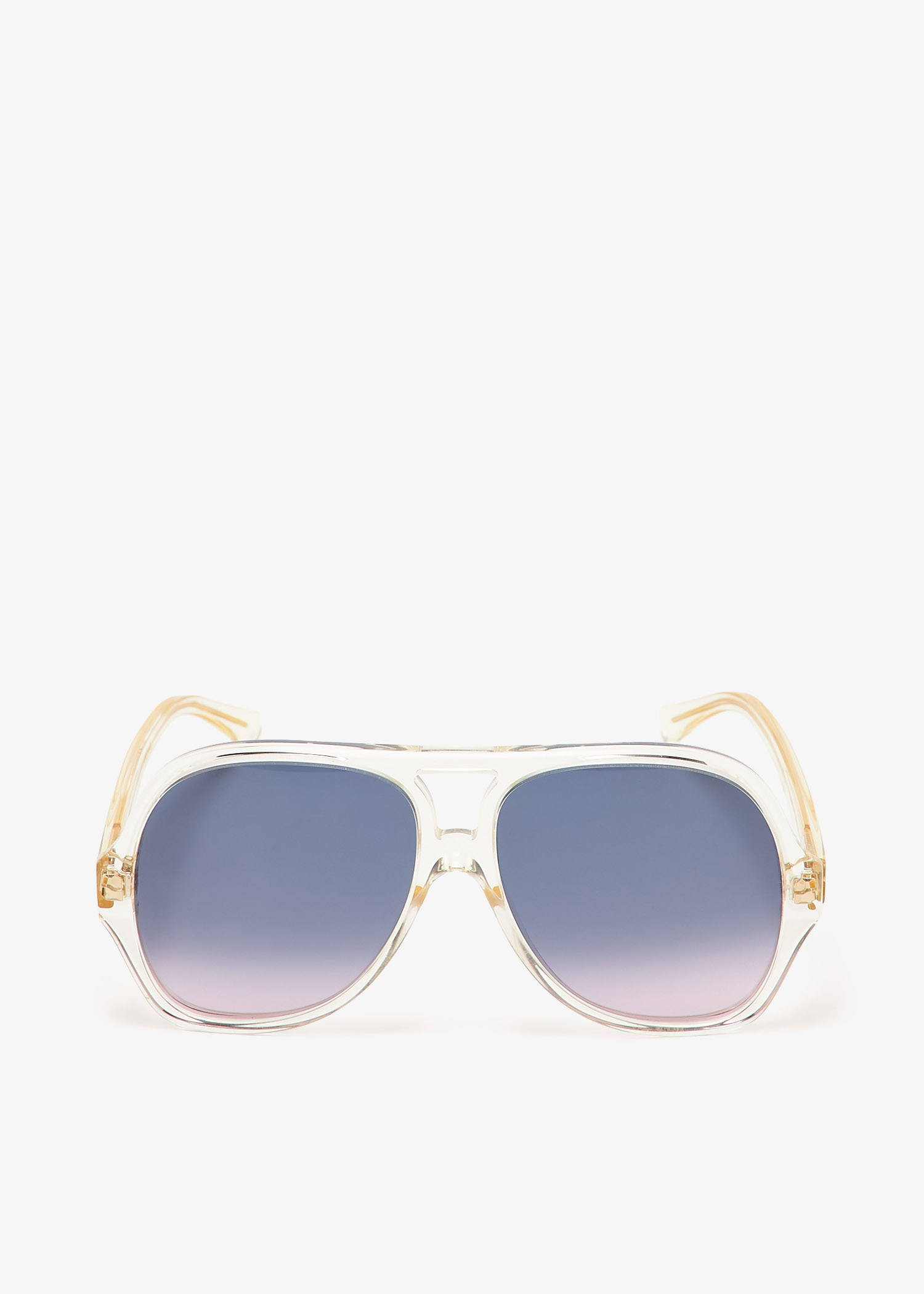 

Aviator transparent sunglasses, Neutral