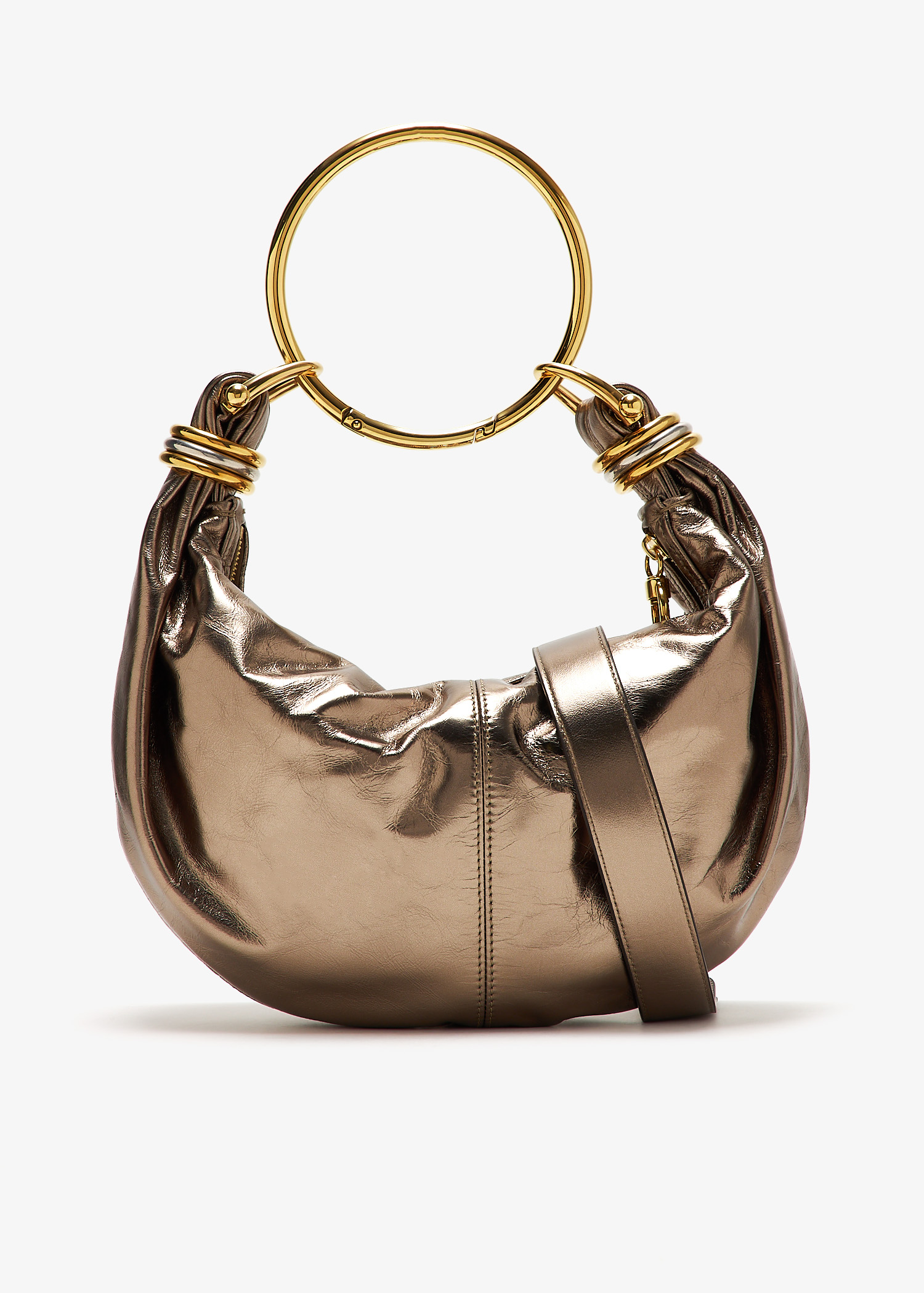 

Small Bracelet hobo bag, Grey