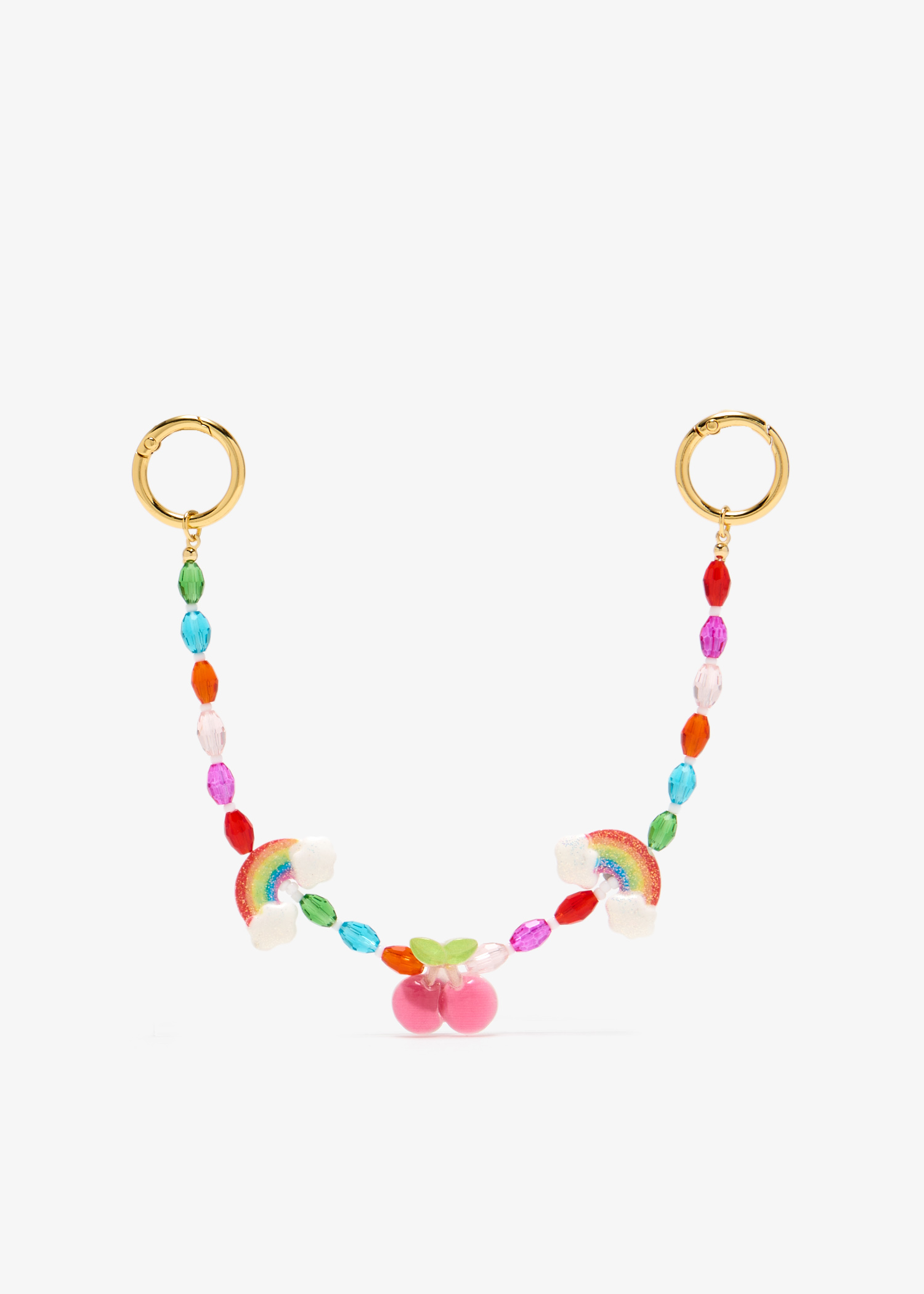 

Cherry Pop bag charm, Multicolored