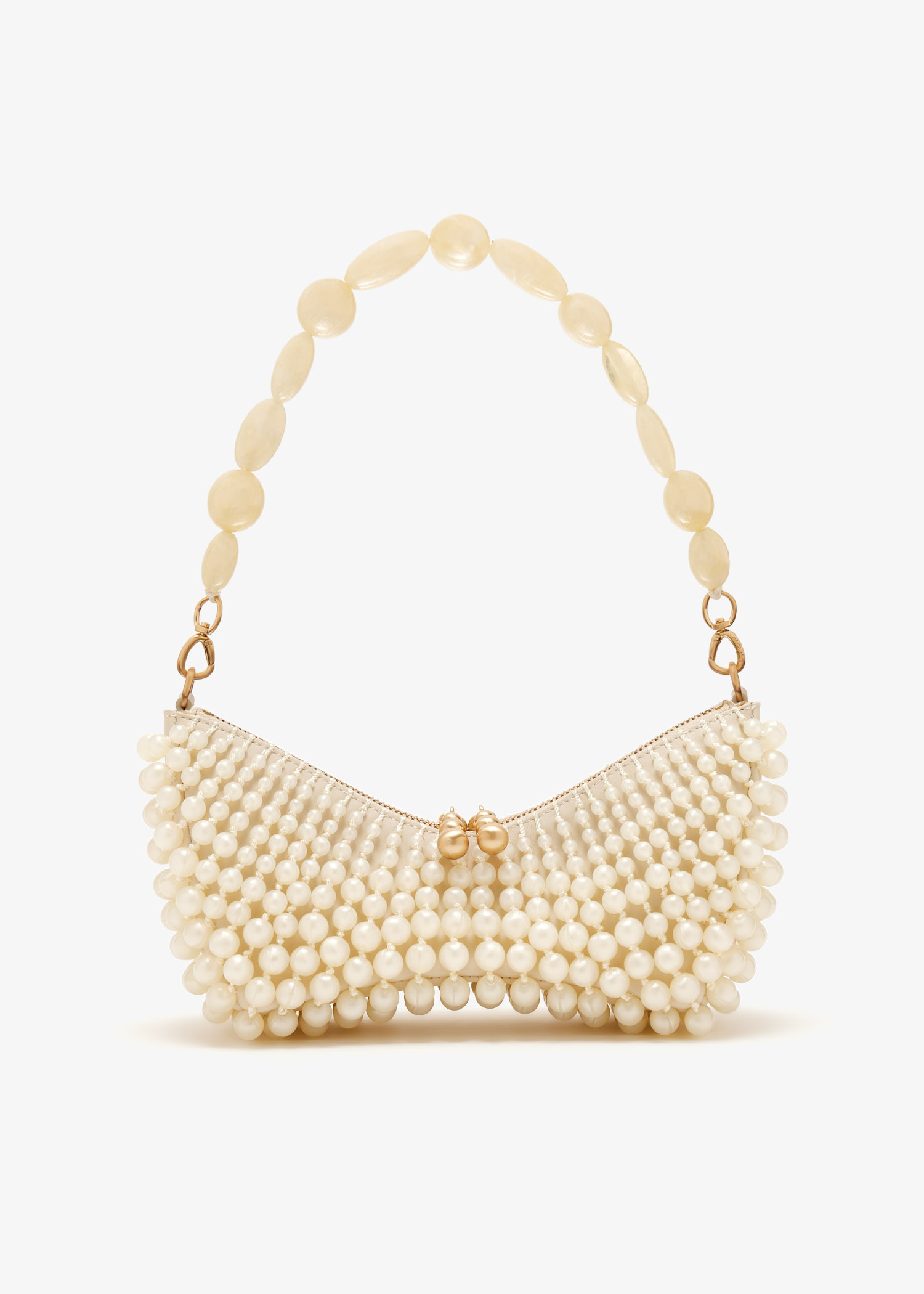 

Mercier mini shoulder bag, Cream