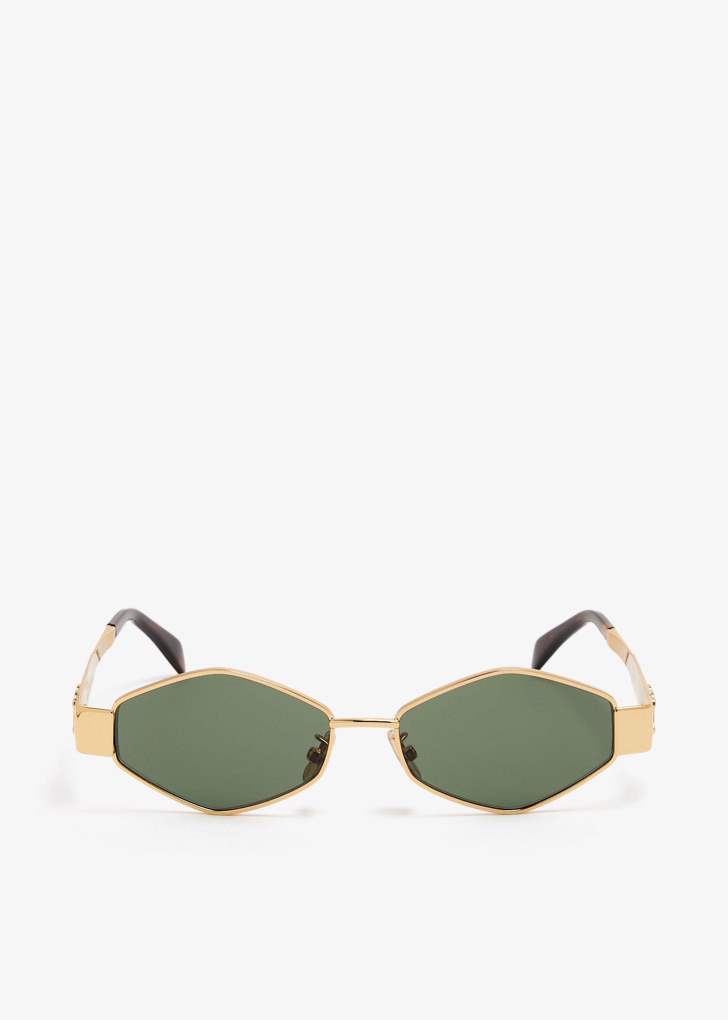 

Triomphe geometric sunglasses, Gold