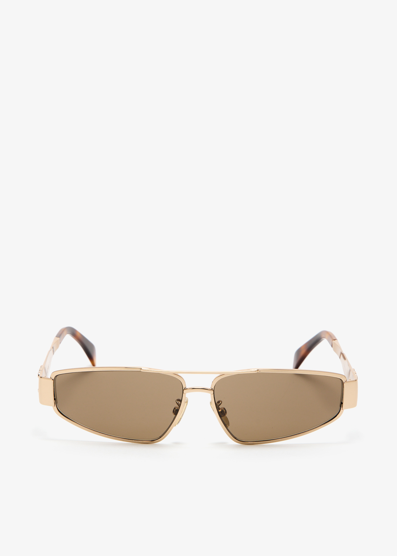 

Triomphe geometric sunglasses, Pink