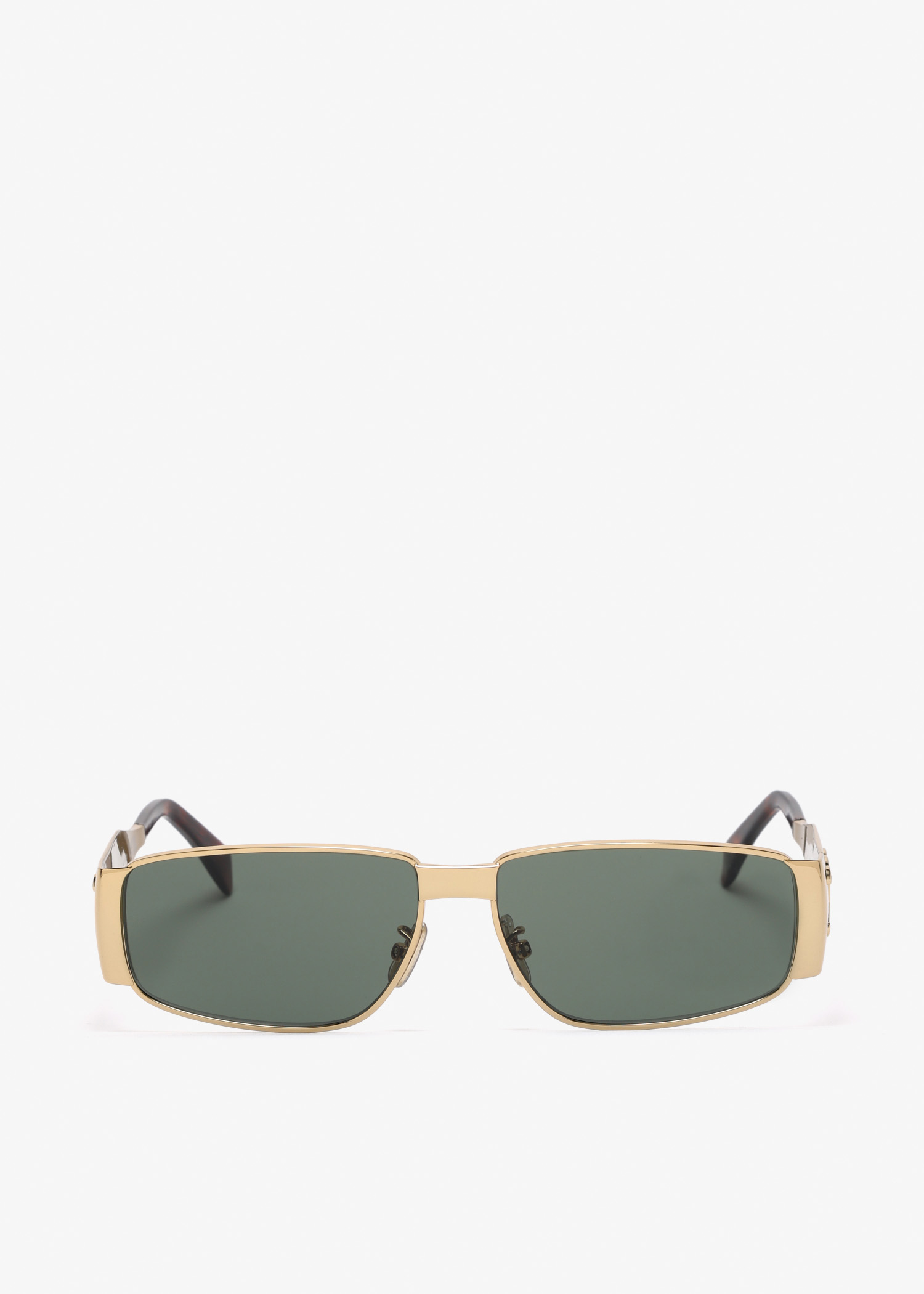 

Triomphe metal sunglasses, Gold