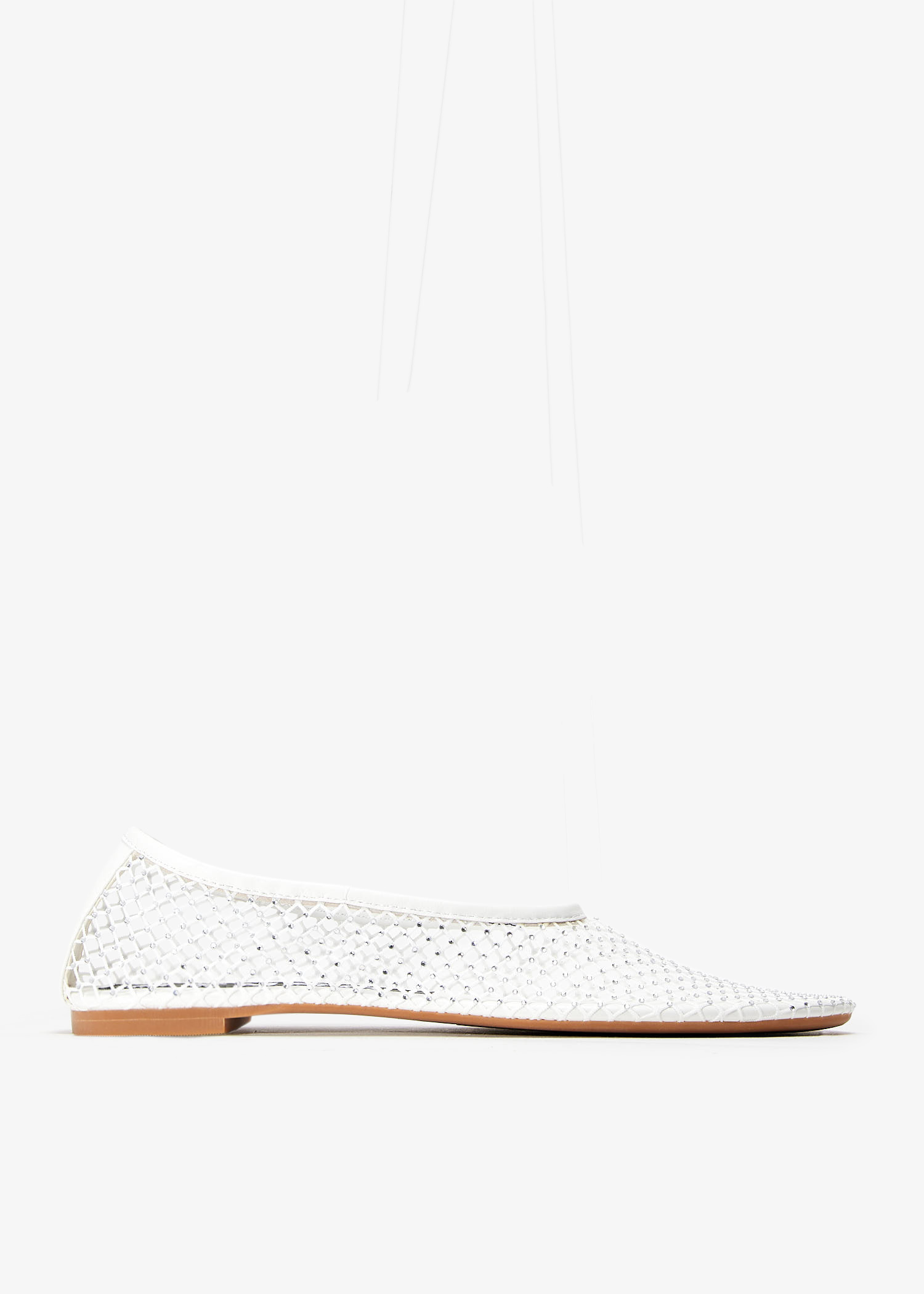 

Clarissa ballet flats, White