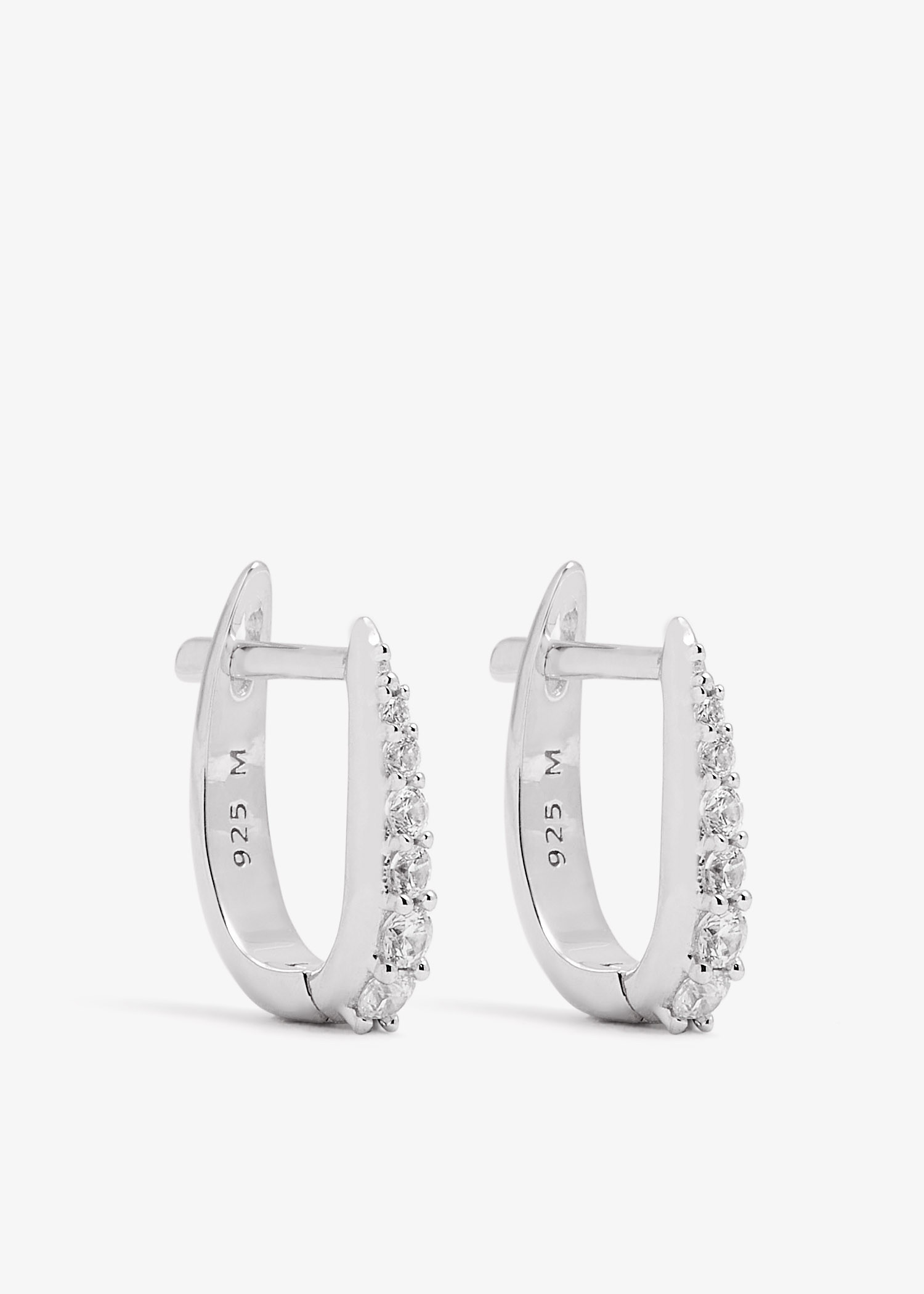 

Claw huggies, Silver