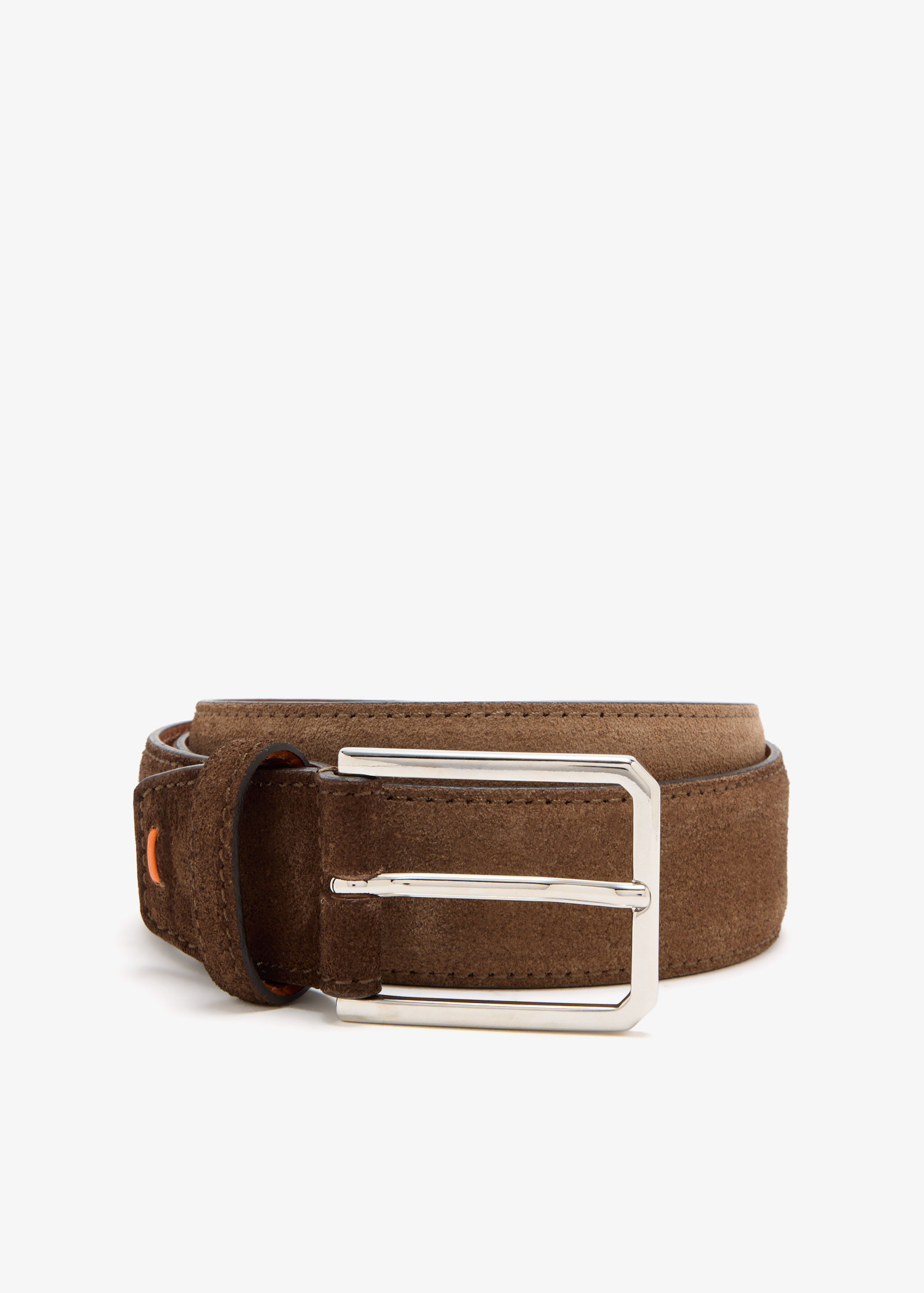 

Suede belt, Brown