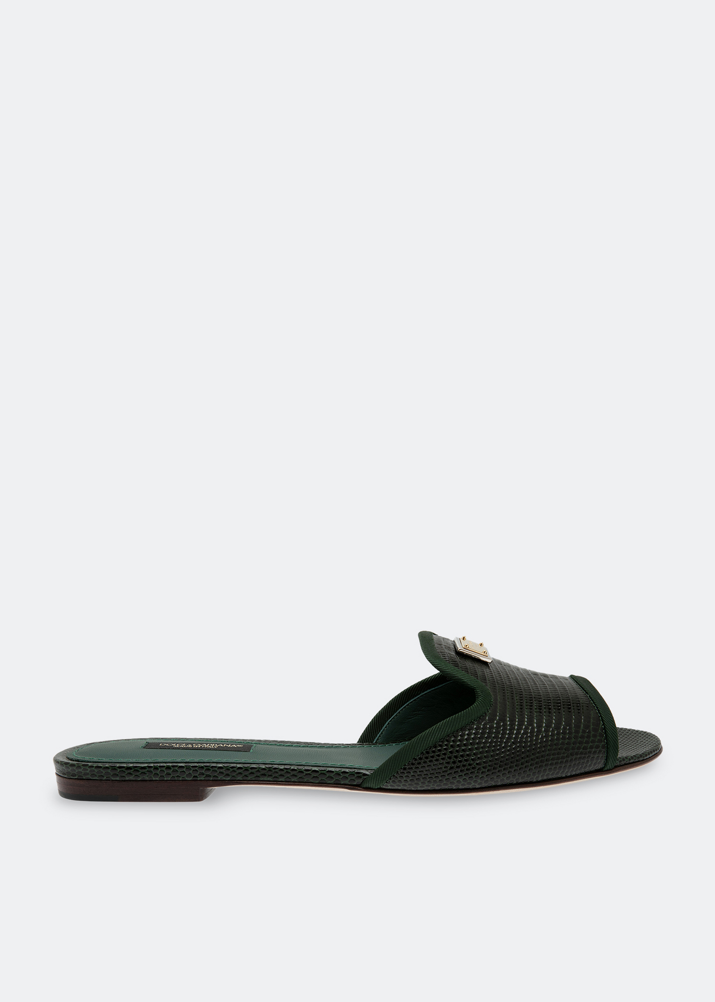 

Leather mules, Green