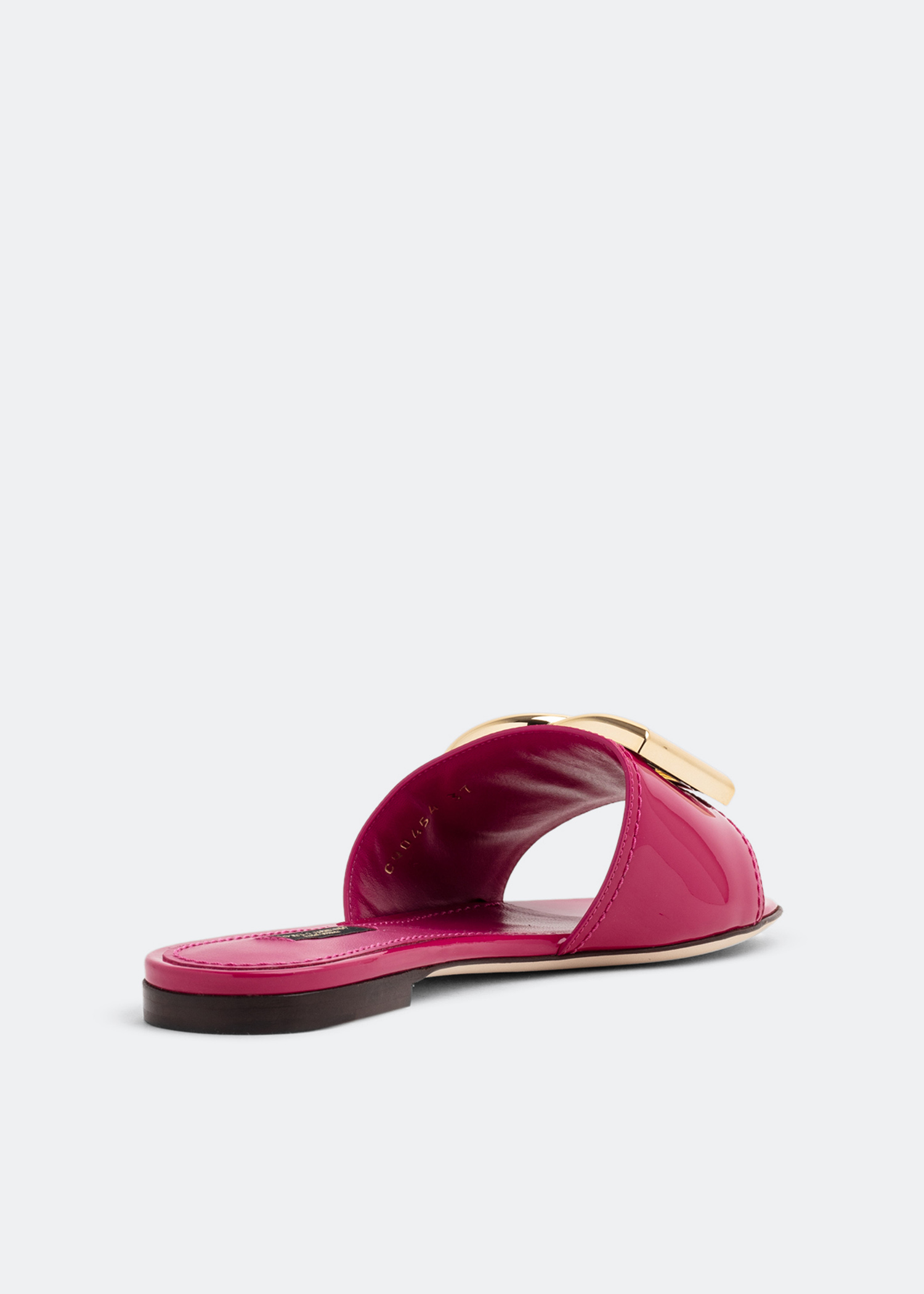 

Logo flat sandals, Pink