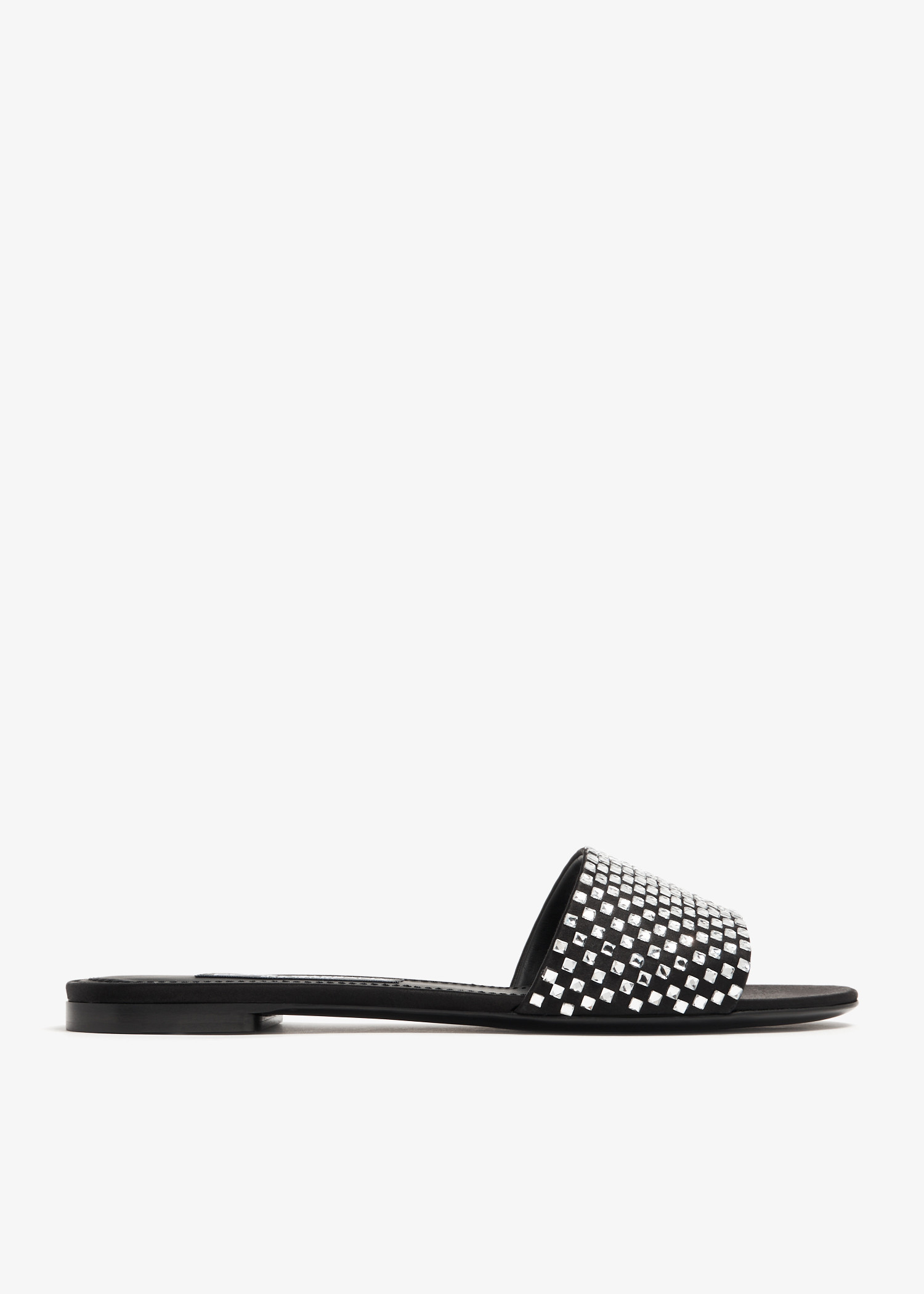 

Crystal sandals, Black