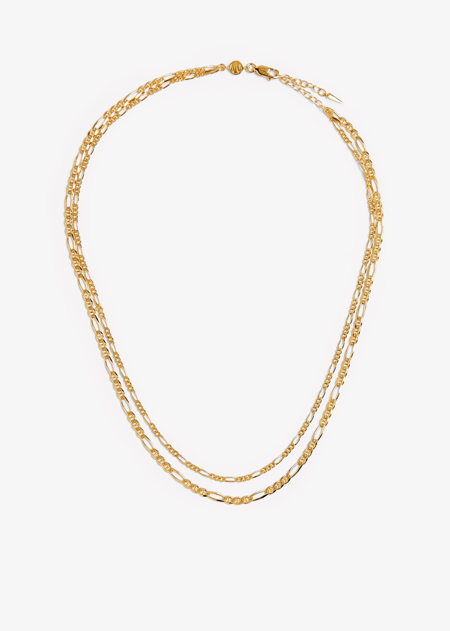 

Fillia double chain necklace, Gold