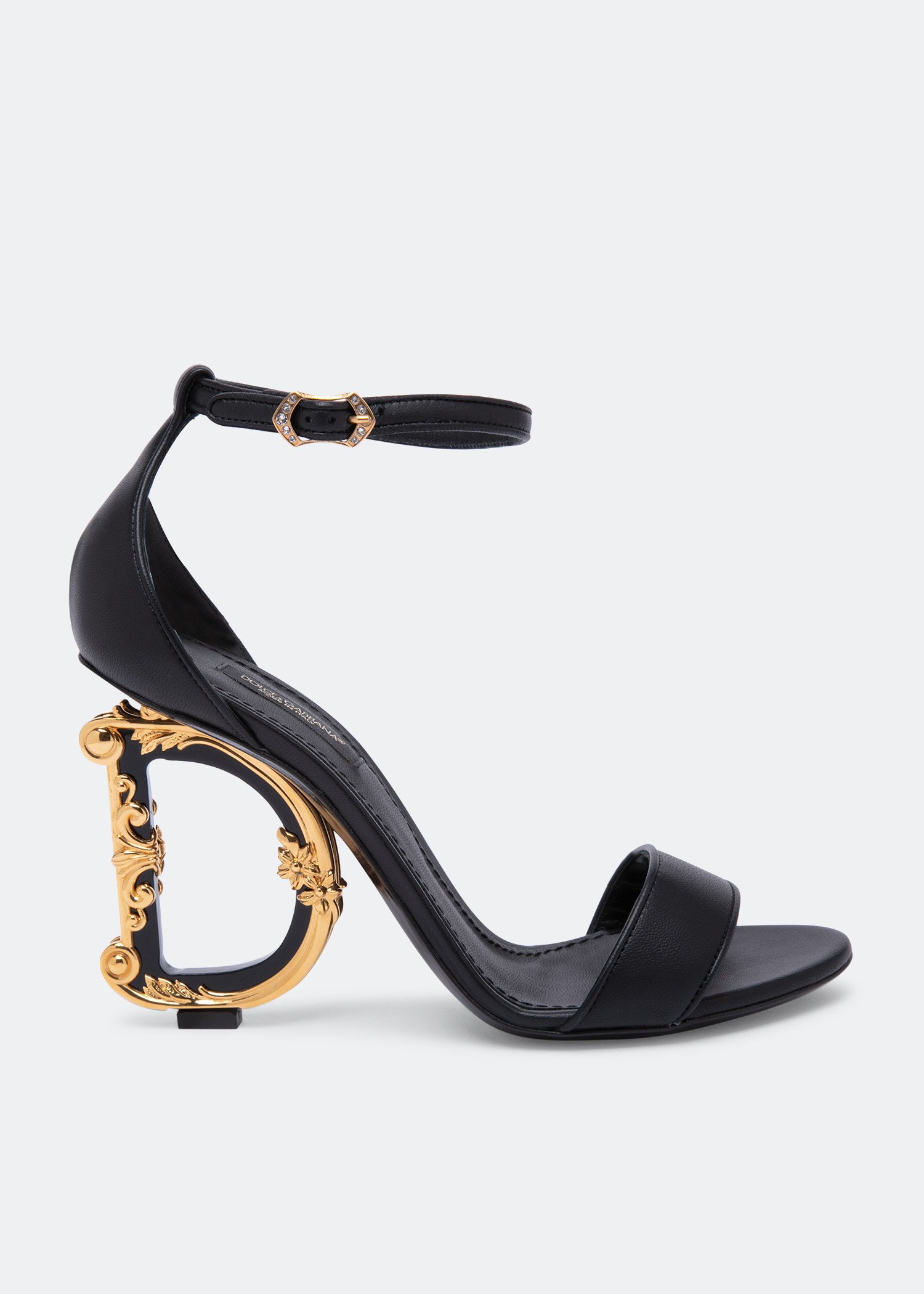 

Baroque DG sandals, Black