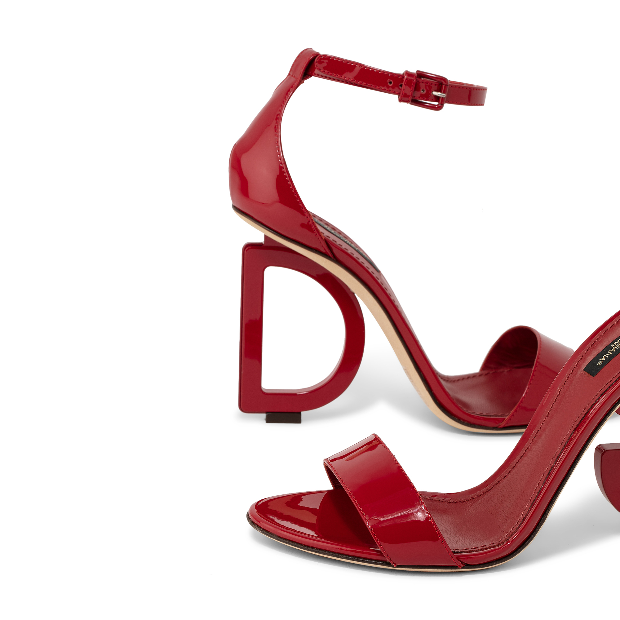 

DG high-heel sandals, Red