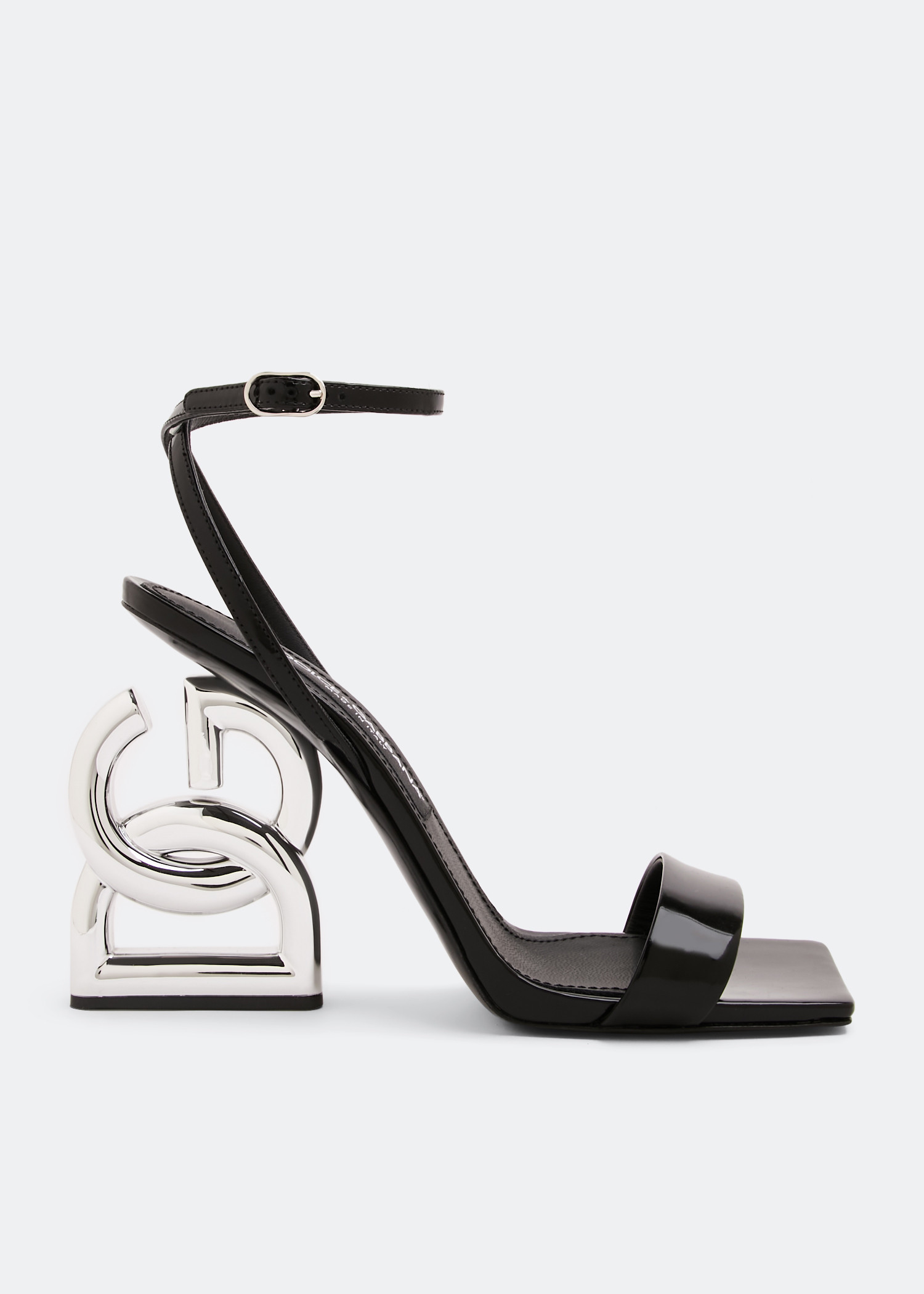 

Patent leather 3.5 sandals, Black