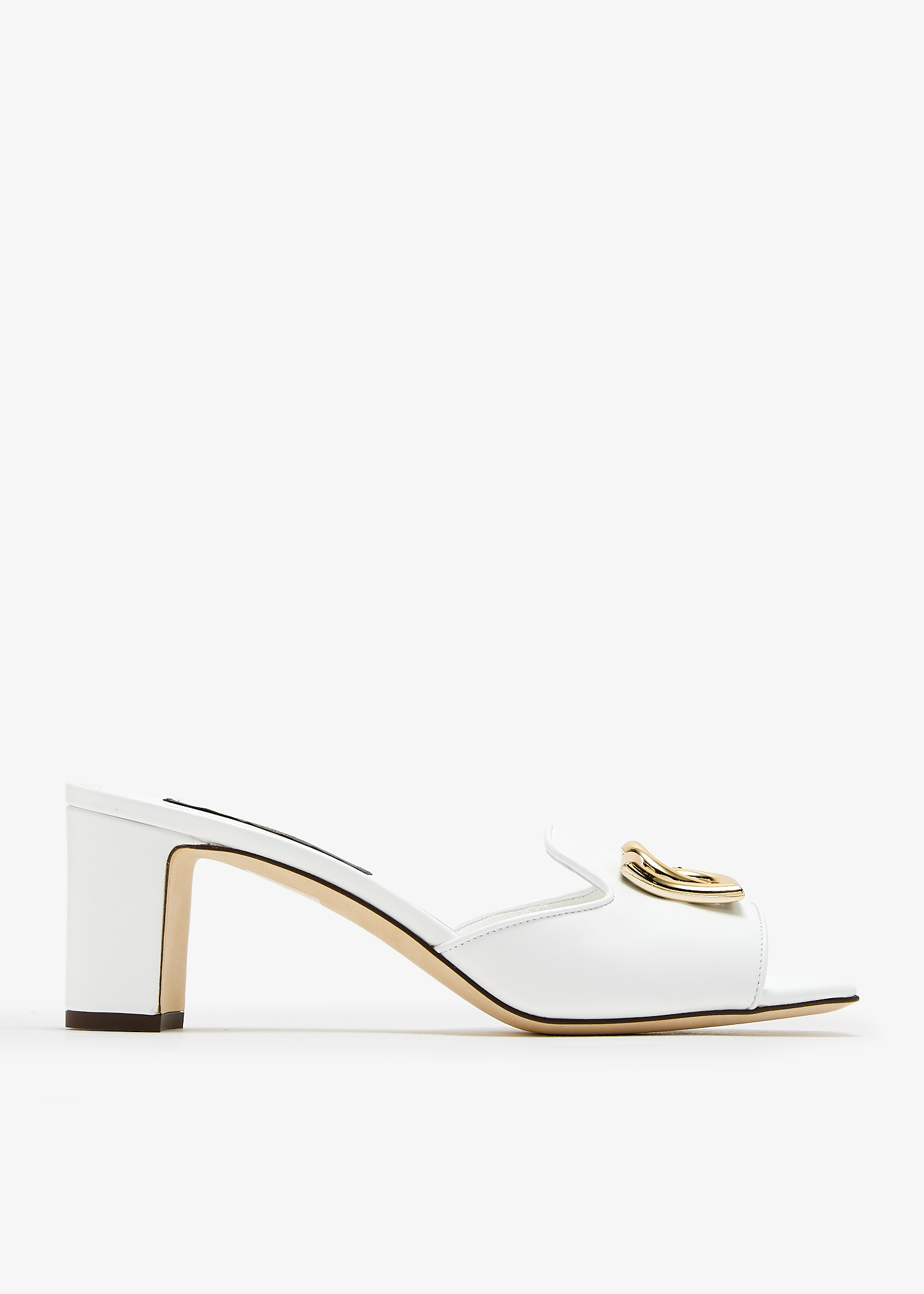

DG logo sandals, White