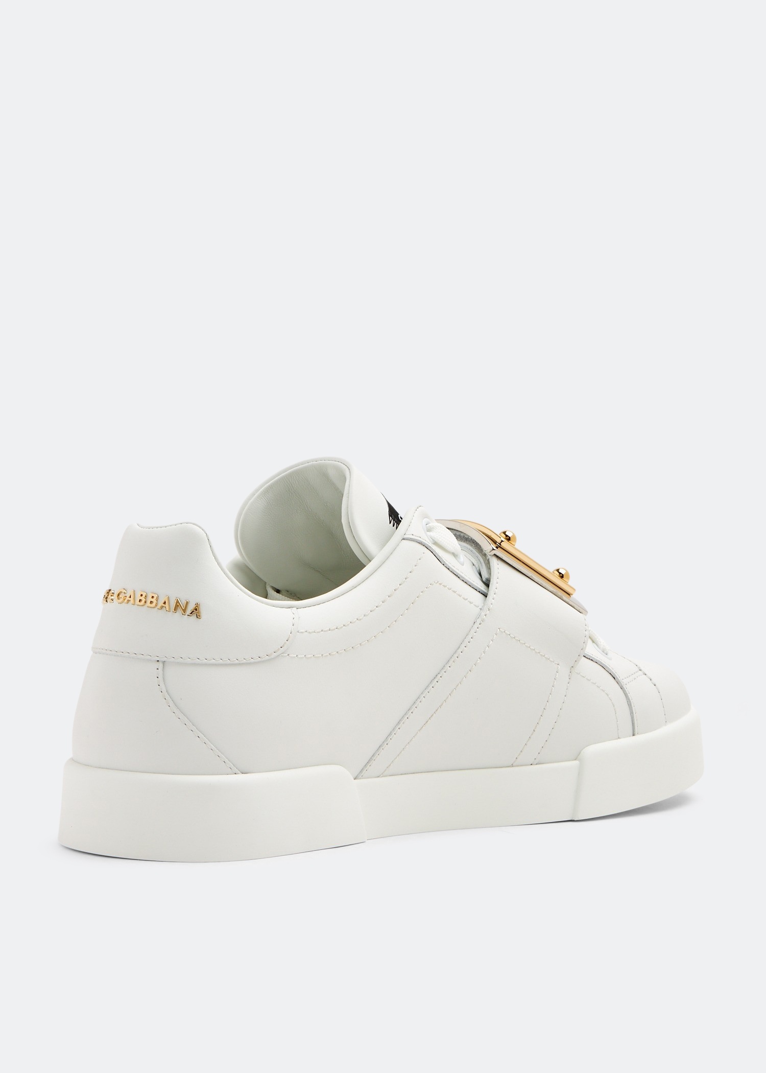 

Portofino calfskin sneakers, White