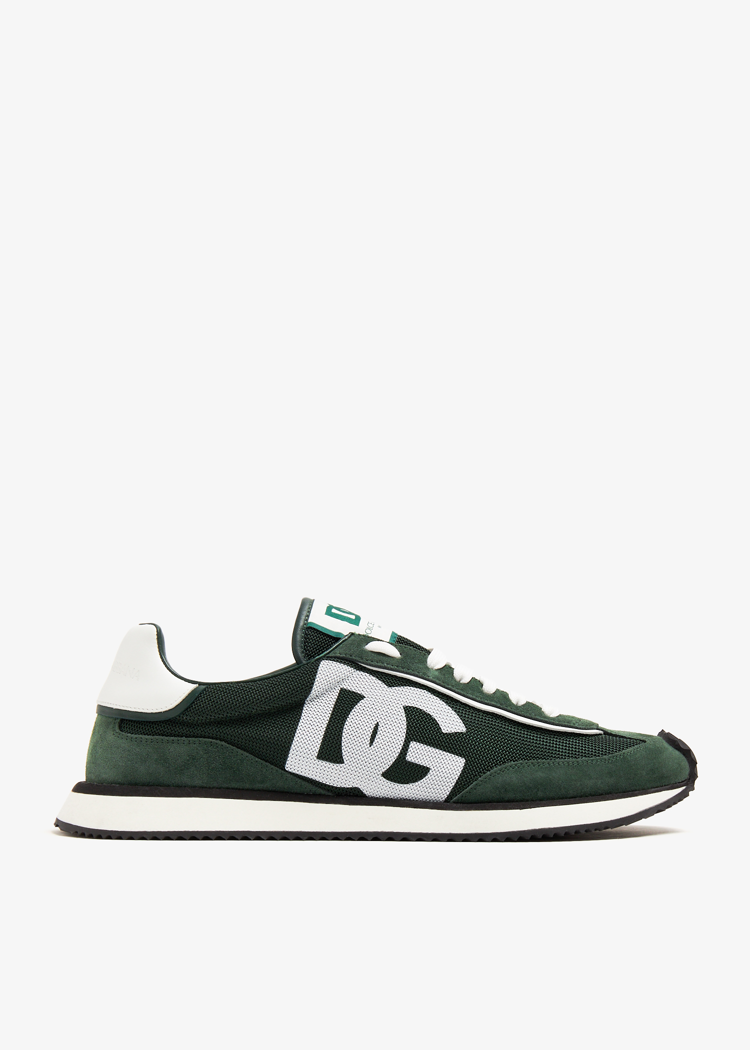 

Mixed-material DG Cushion sneakers, Green