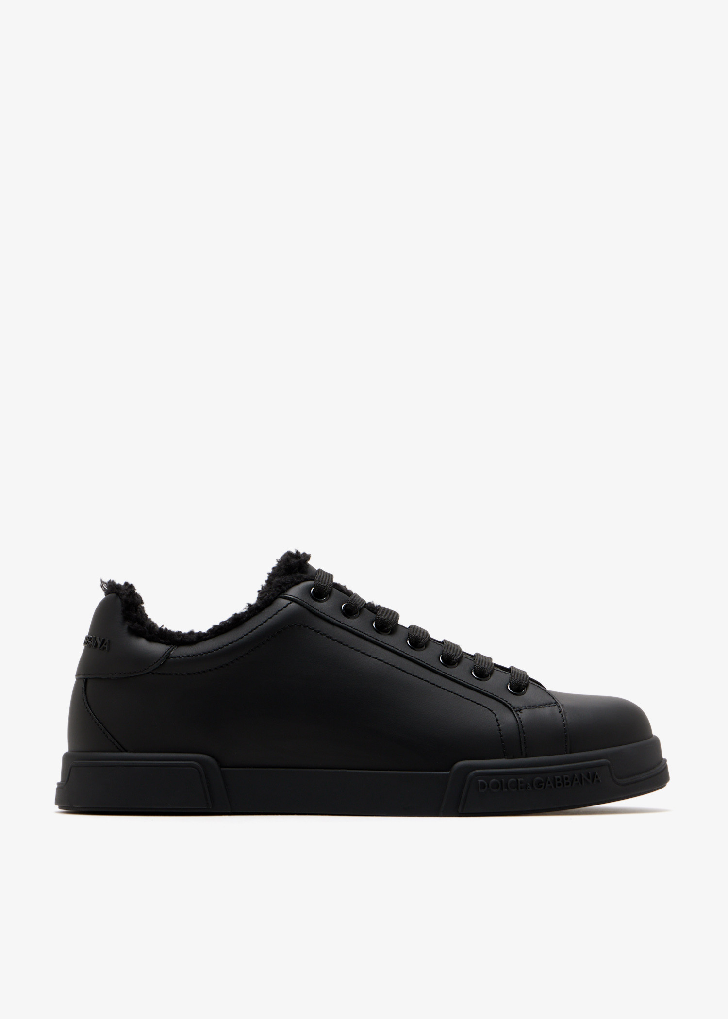 

Portofino Light calfskin sneakers, Black
