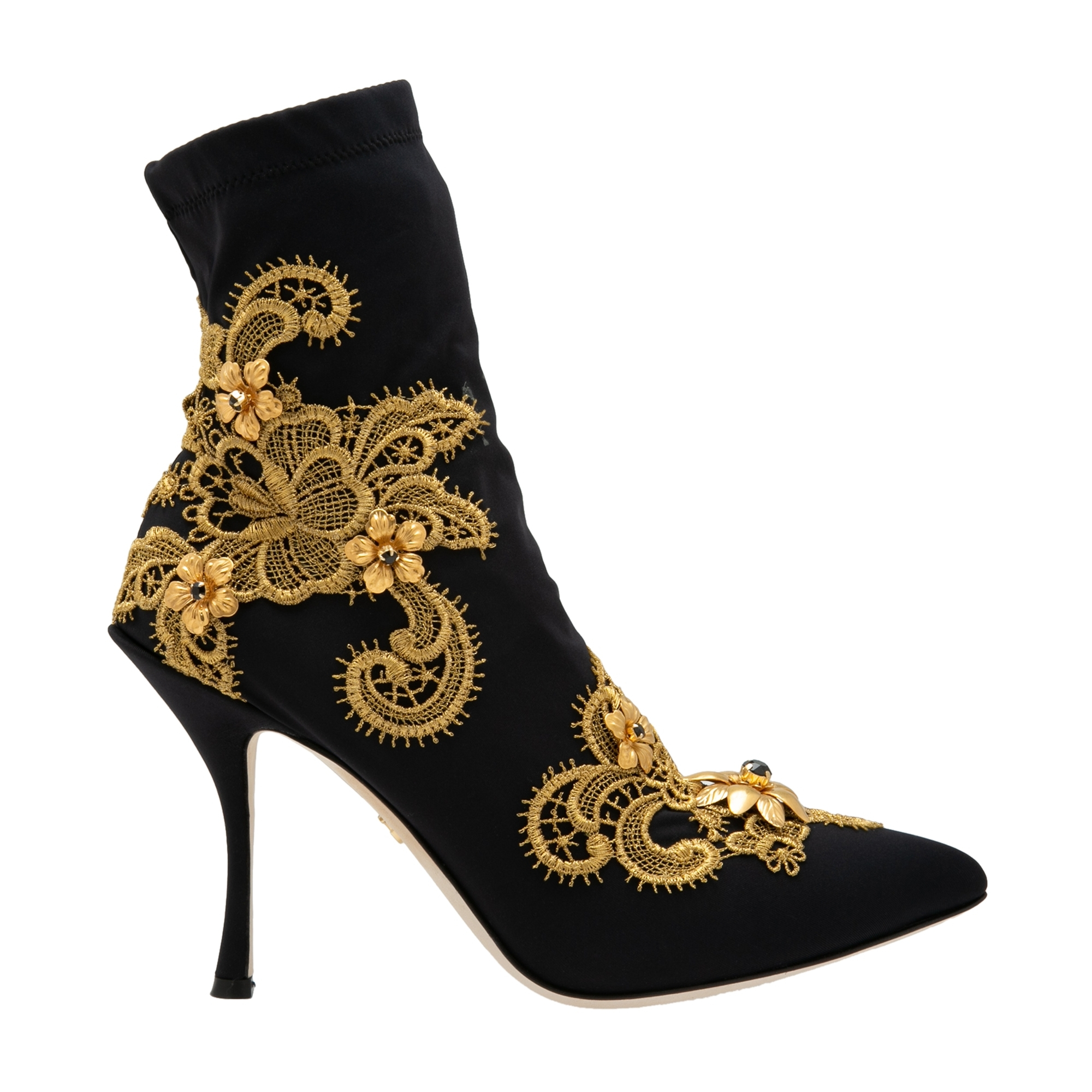 

Embellished boots, Multi-coloured