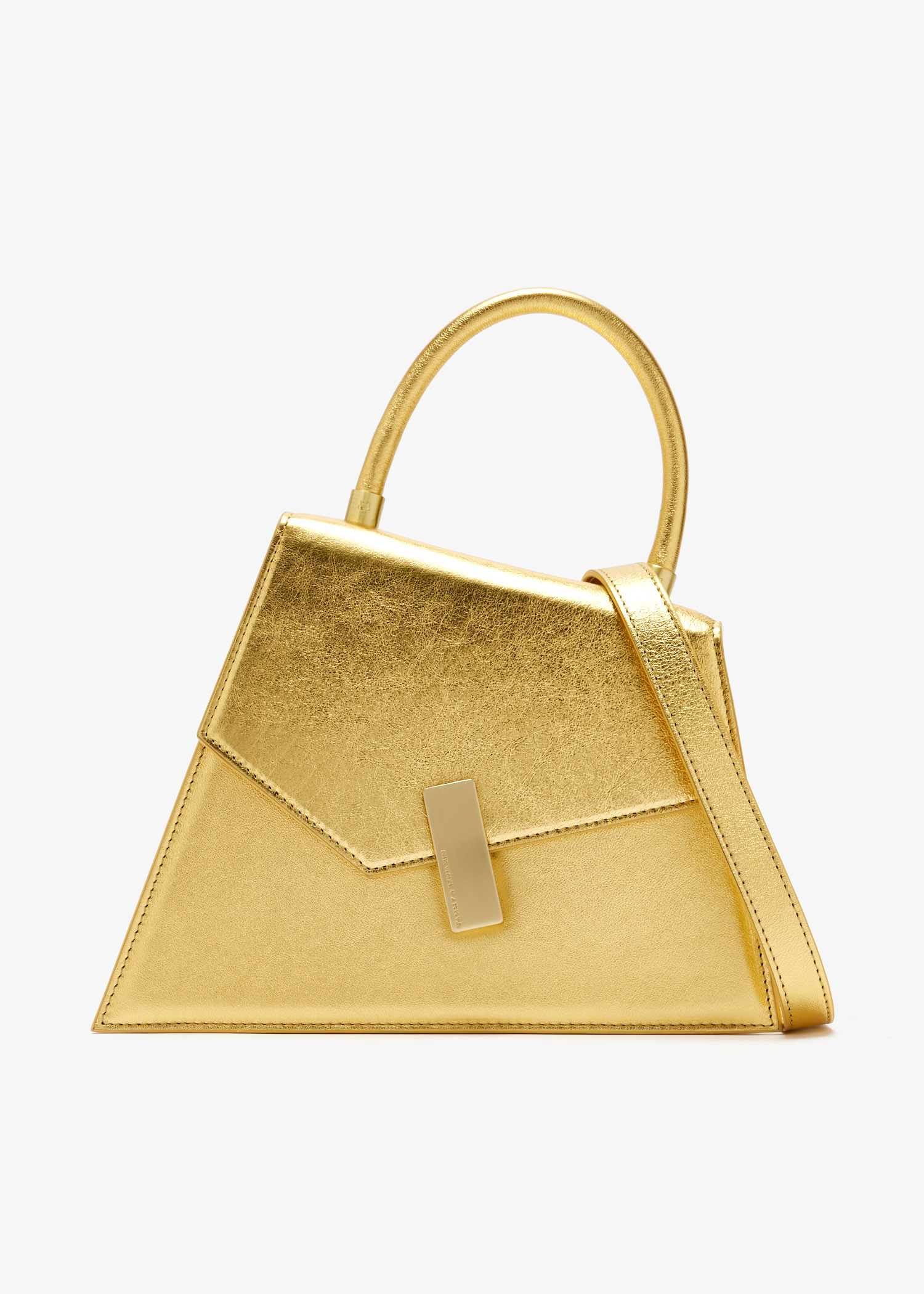

Cubist bag, Gold