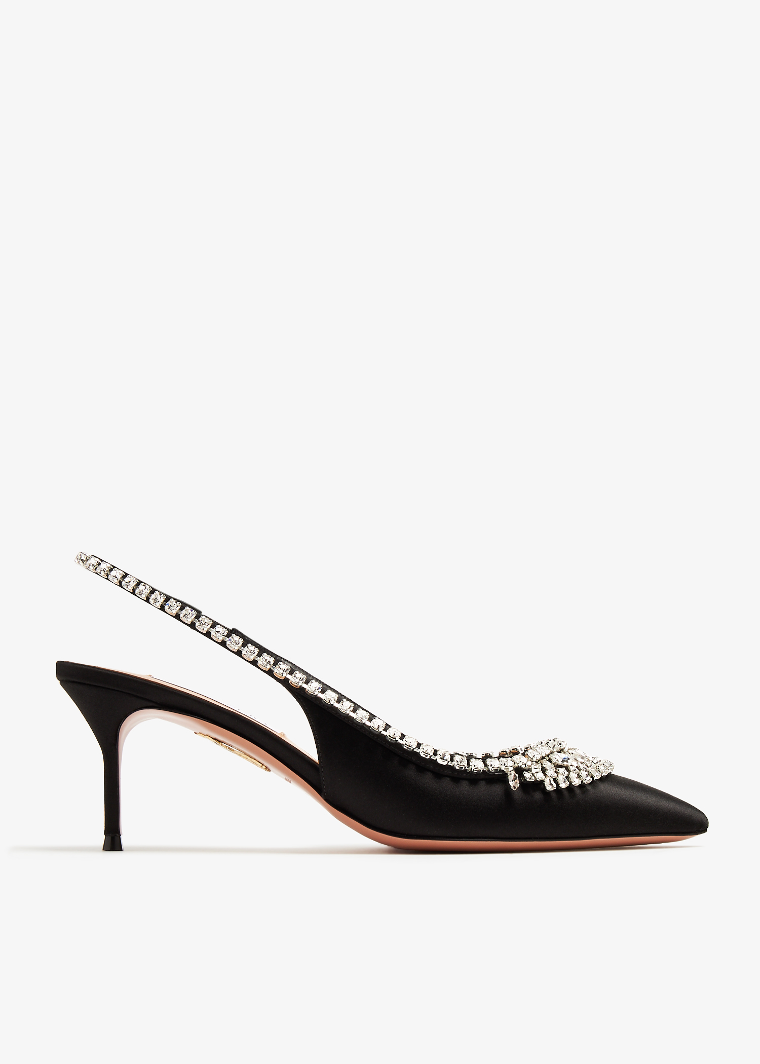 

Crystal Crush 65 slingback pumps, Black