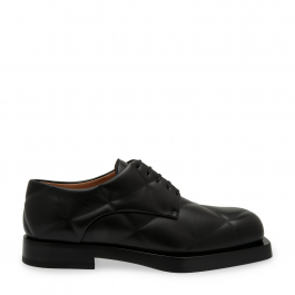 Bottega Veneta Leather derby shoes for Men - Black in KSA | Level Shoes