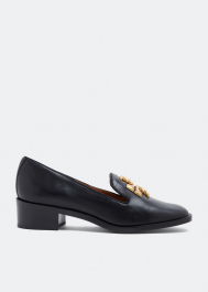 Tory Burch Eleanor heeled loafers for Women - Black in KSA | Level Shoes