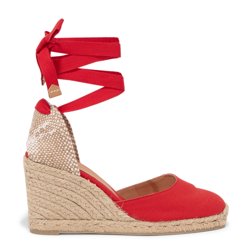 castaner red espadrilles
