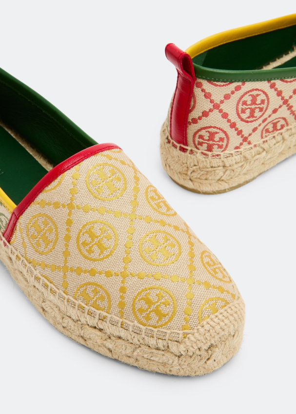 Tory Burch T Monogram platform espadrilles for Women - Yellow in KSA |  Level Shoes