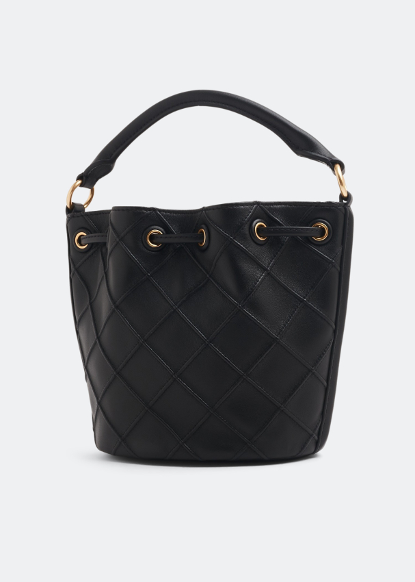 Tory Burch Fleming bucket bag for Women Black in KSA Level Shoes