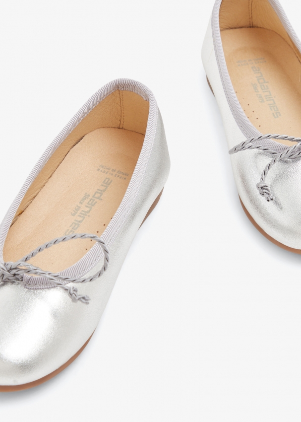 Andanines Ballerina flats for Girl - Silver in KSA | Level Shoes