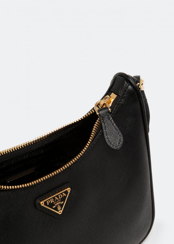 Prada Re-Edition 2005 leather mini bag for Women - Black in KSA | Level  Shoes