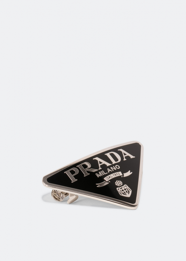 Prada Metal hair clip for Women - Black in KSA | Level Shoes