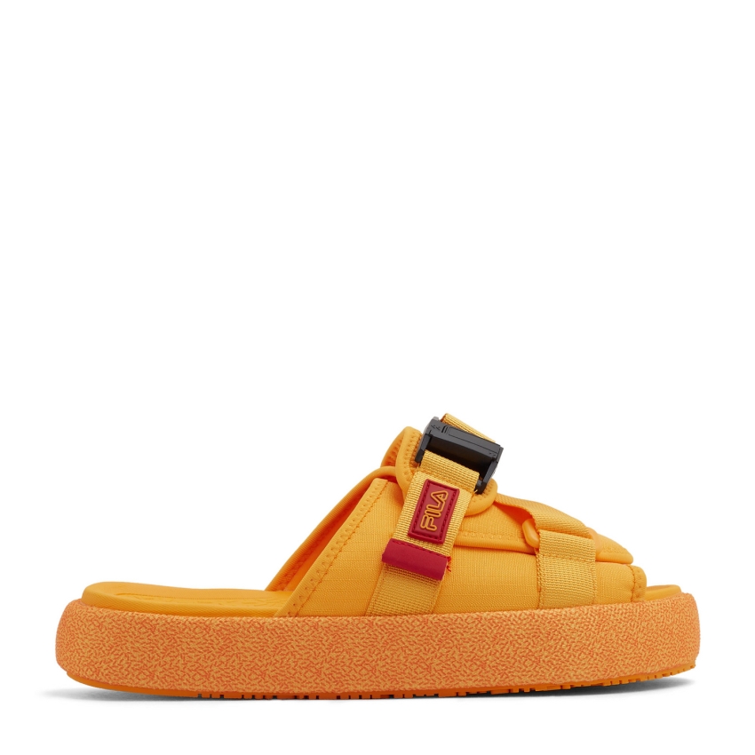orange fila slides